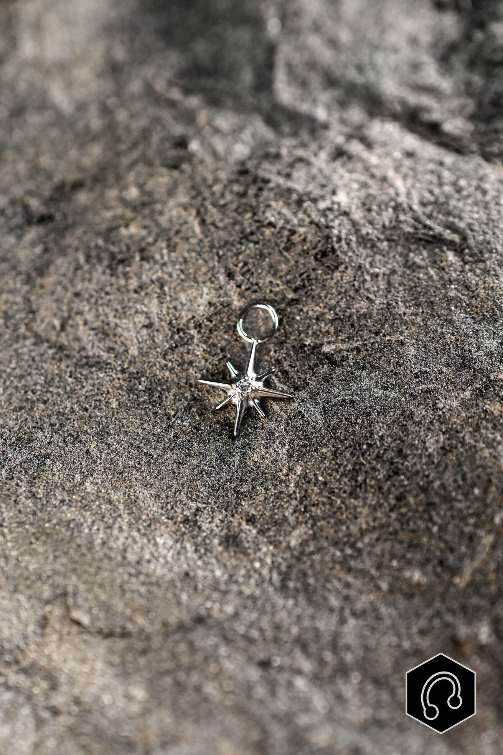 Charm Titane Argenté Sprinkle