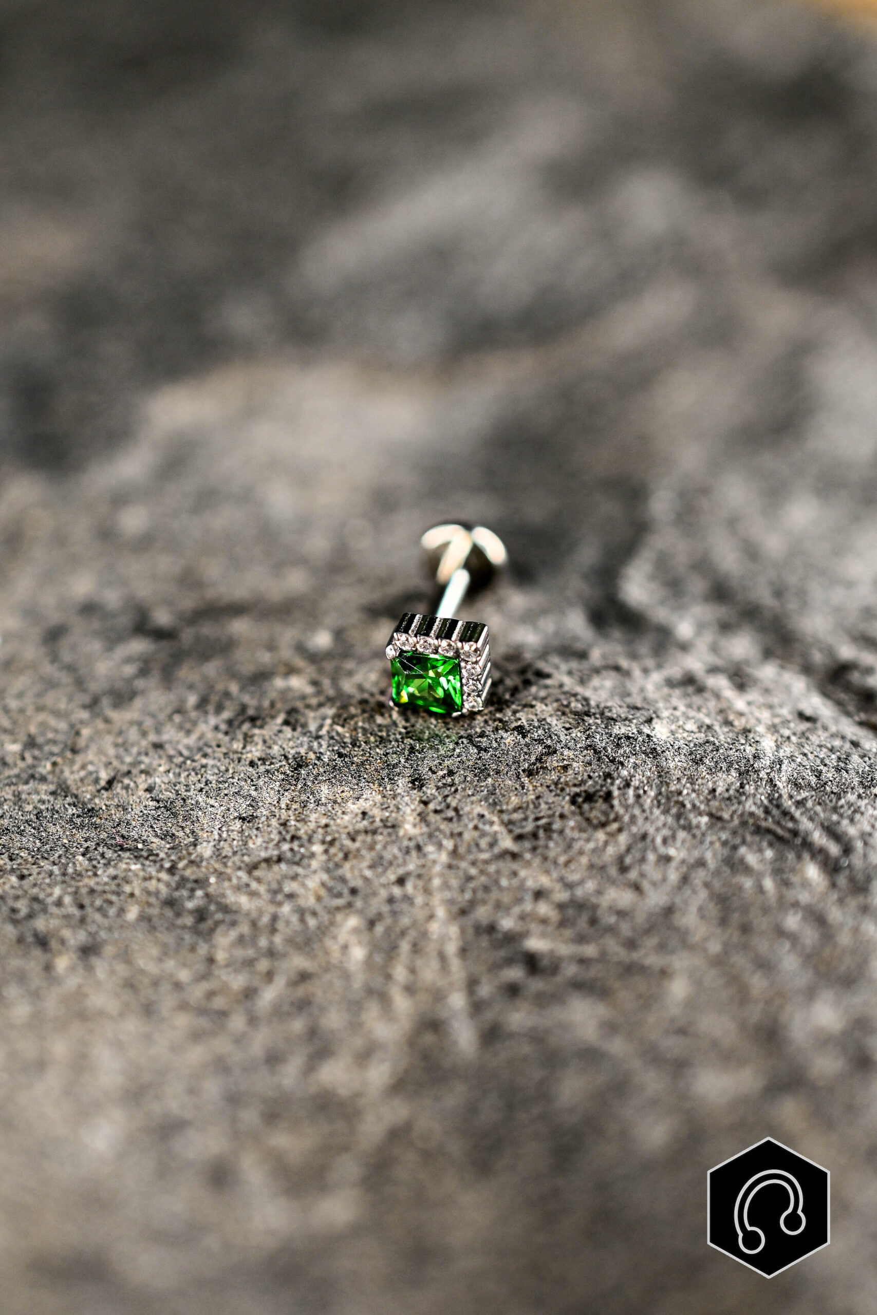 Labret Titane Green Majesty