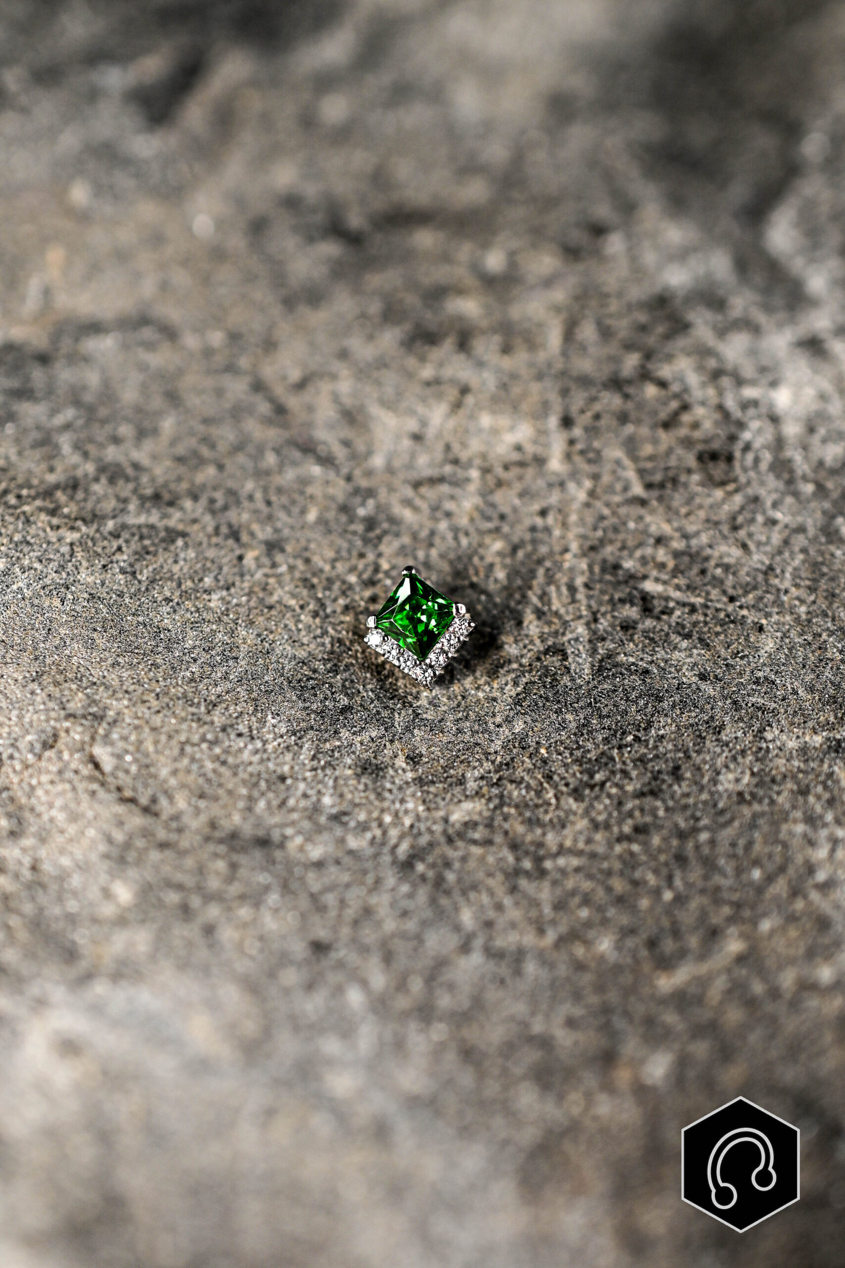 Labret Titane Green Majesty