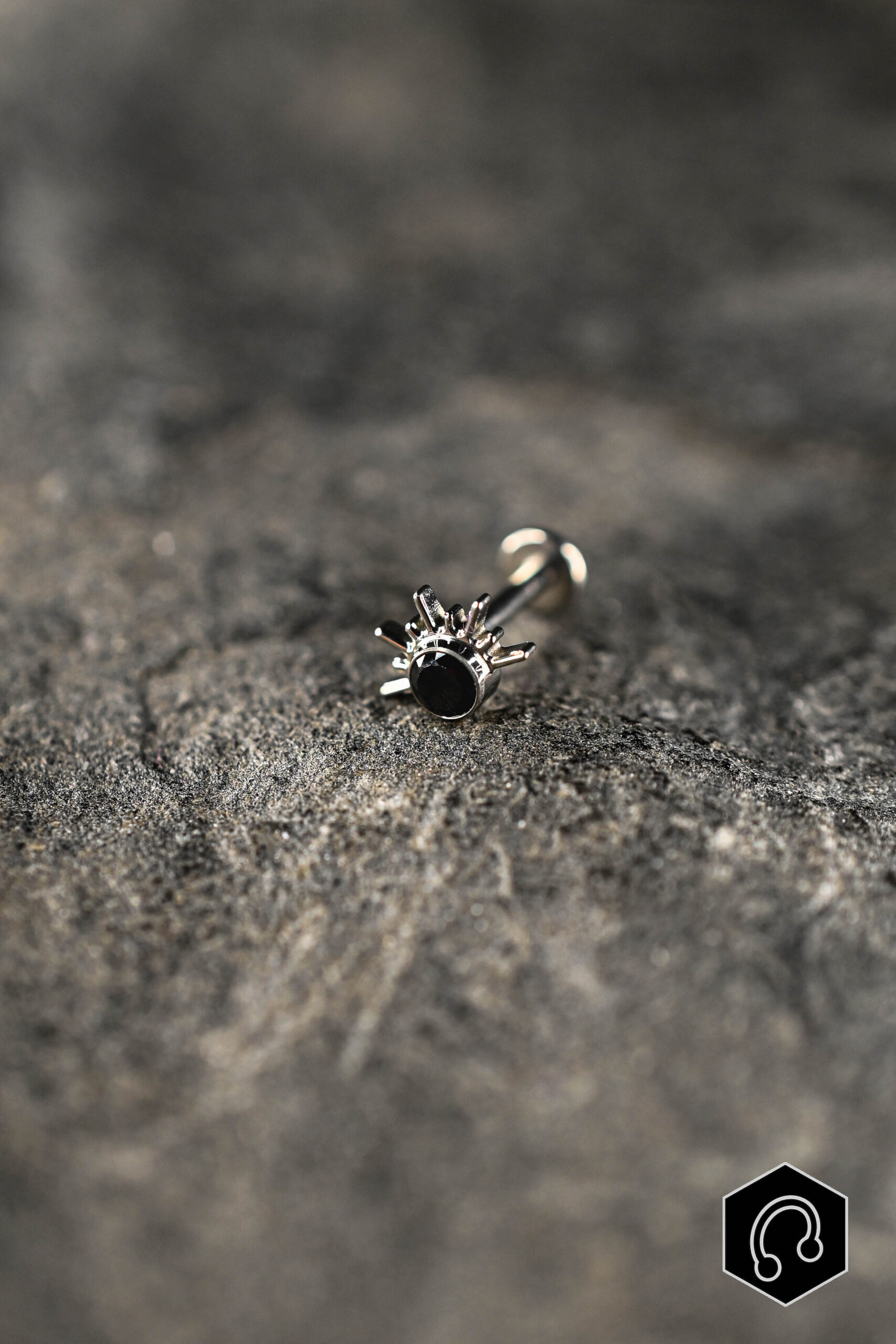 Labret Titane Dark Divine Ray