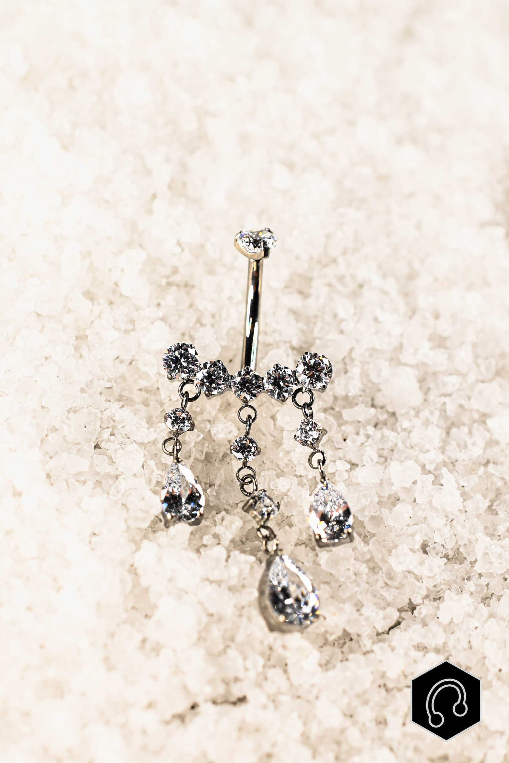 Banane Nombril Titane Diamond Drizzle