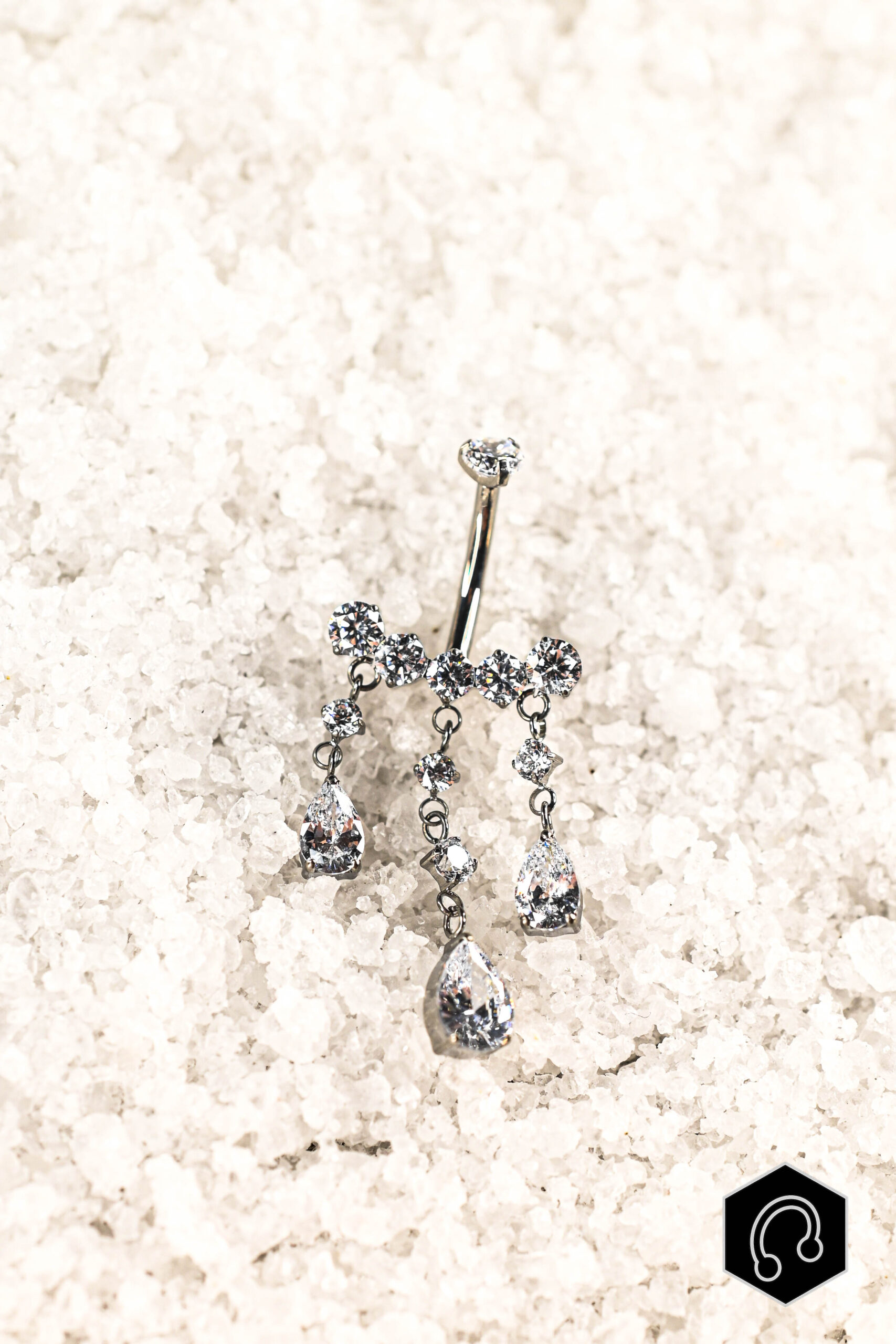 Banane Nombril Titane Diamond Drizzle