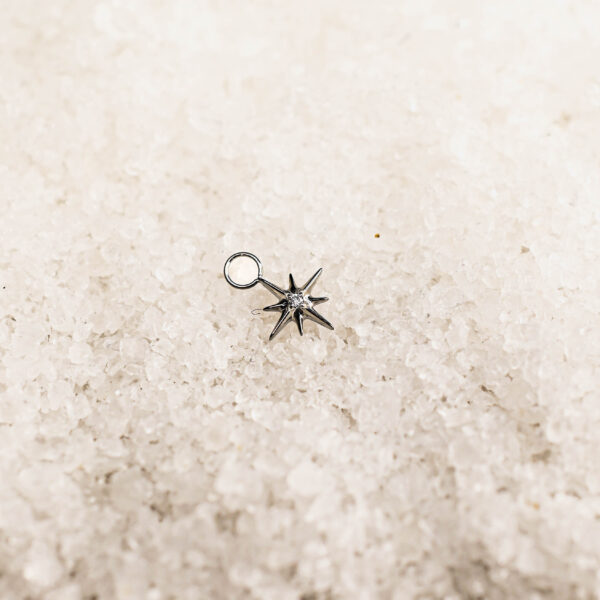 Charm Titane Argenté Sprinkle