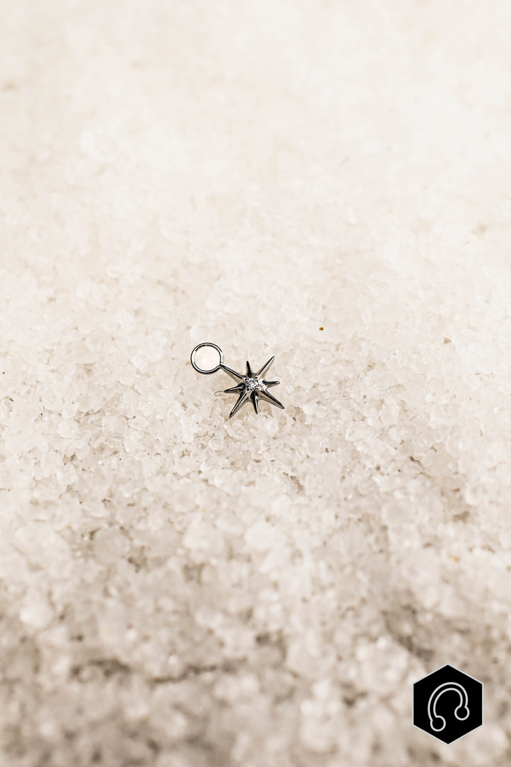 Charm Titane Argenté Sprinkle