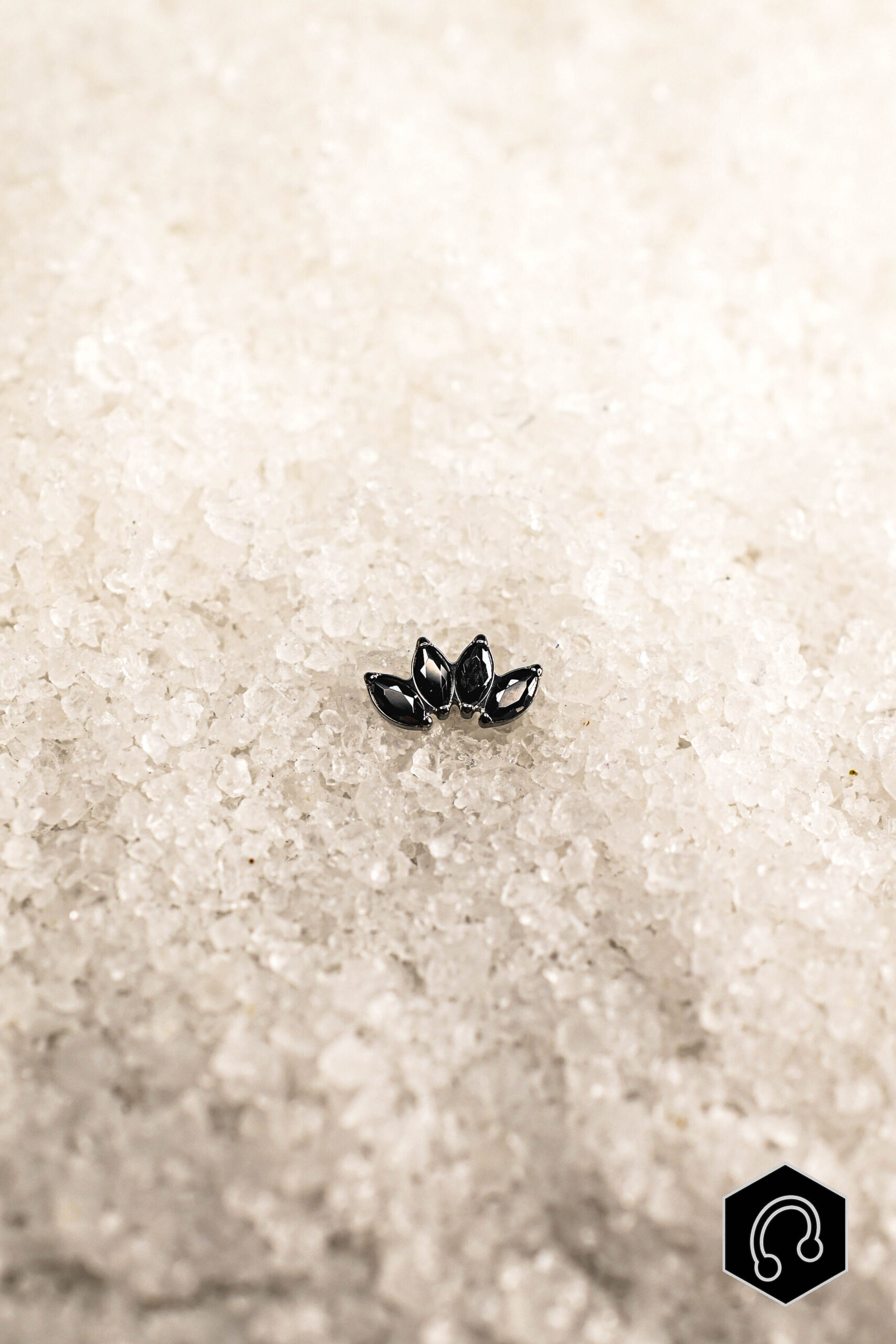 Labret Titane Black Velvet