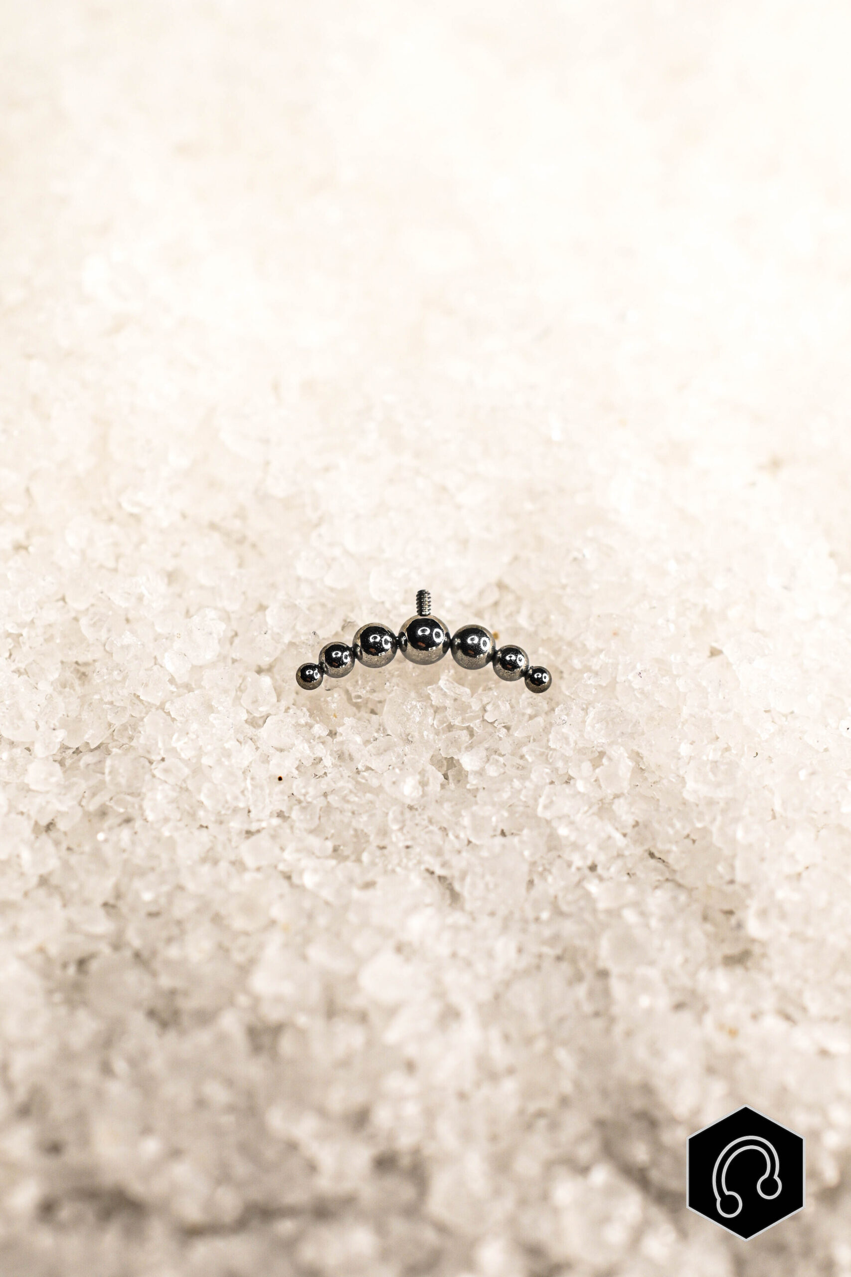 Labret Titane Argenté Tiny Arc