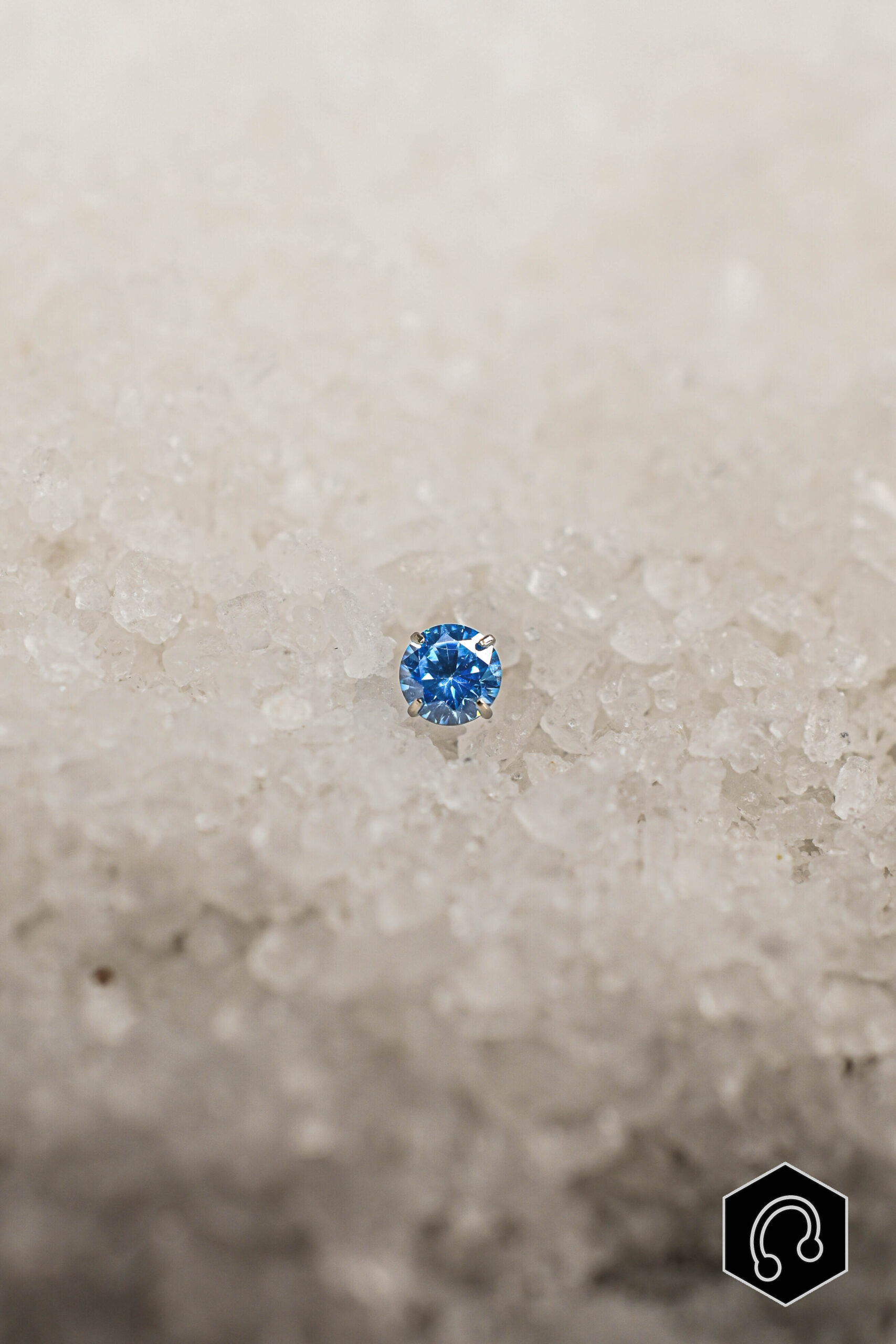 Labret Titane BlueClaw