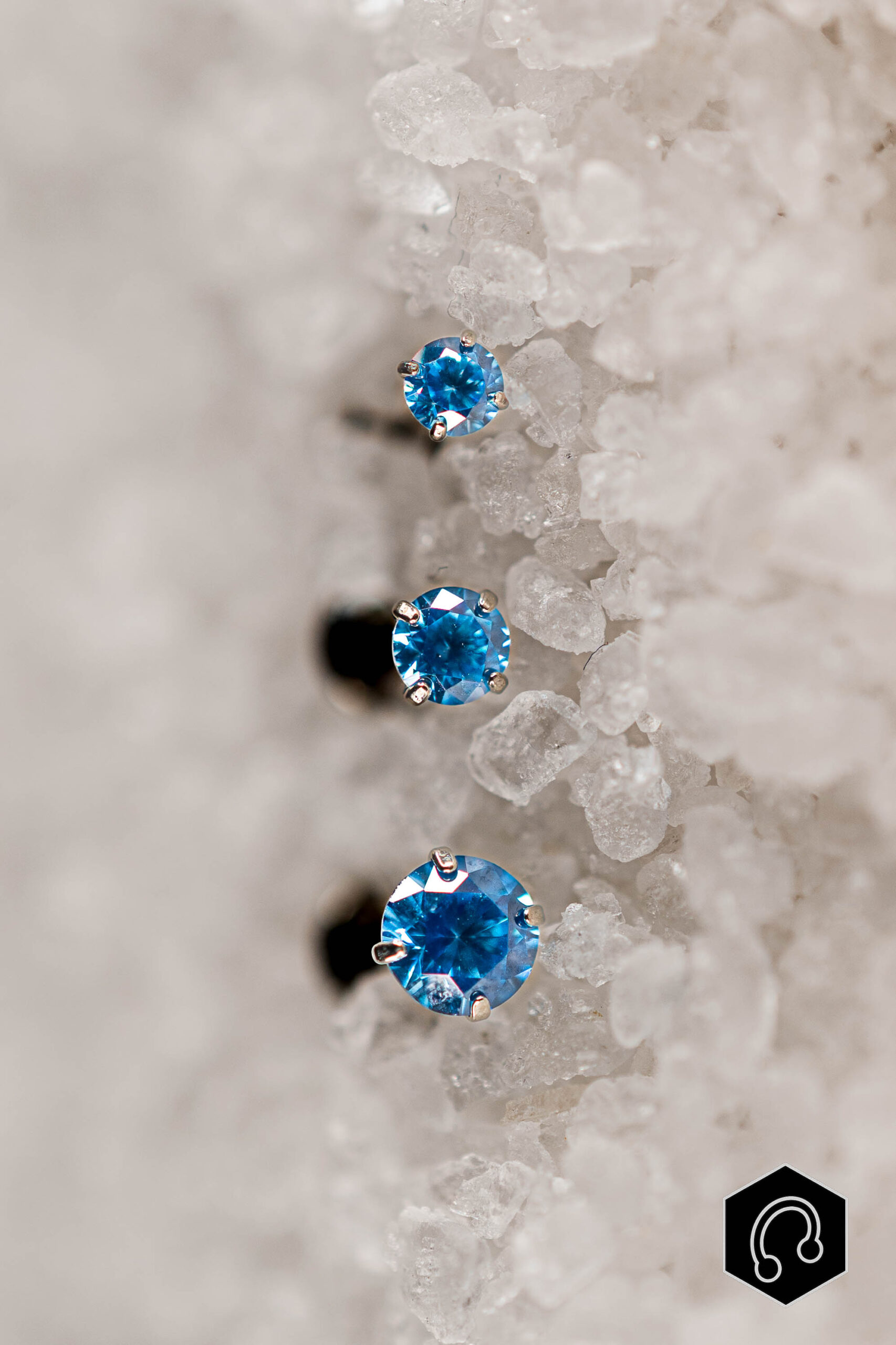 Labret Titane BlueClaw