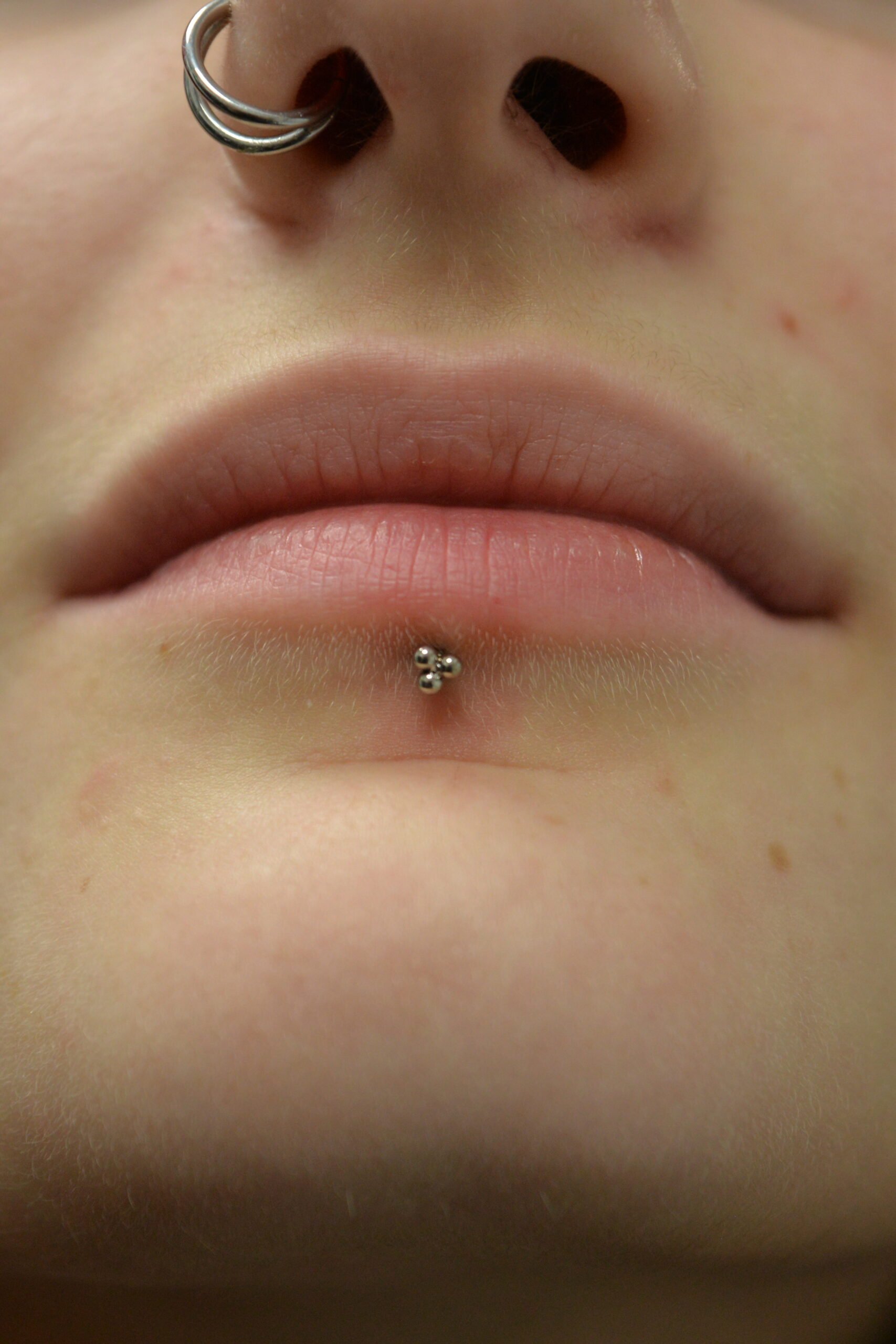Labret Titane Silver Trio