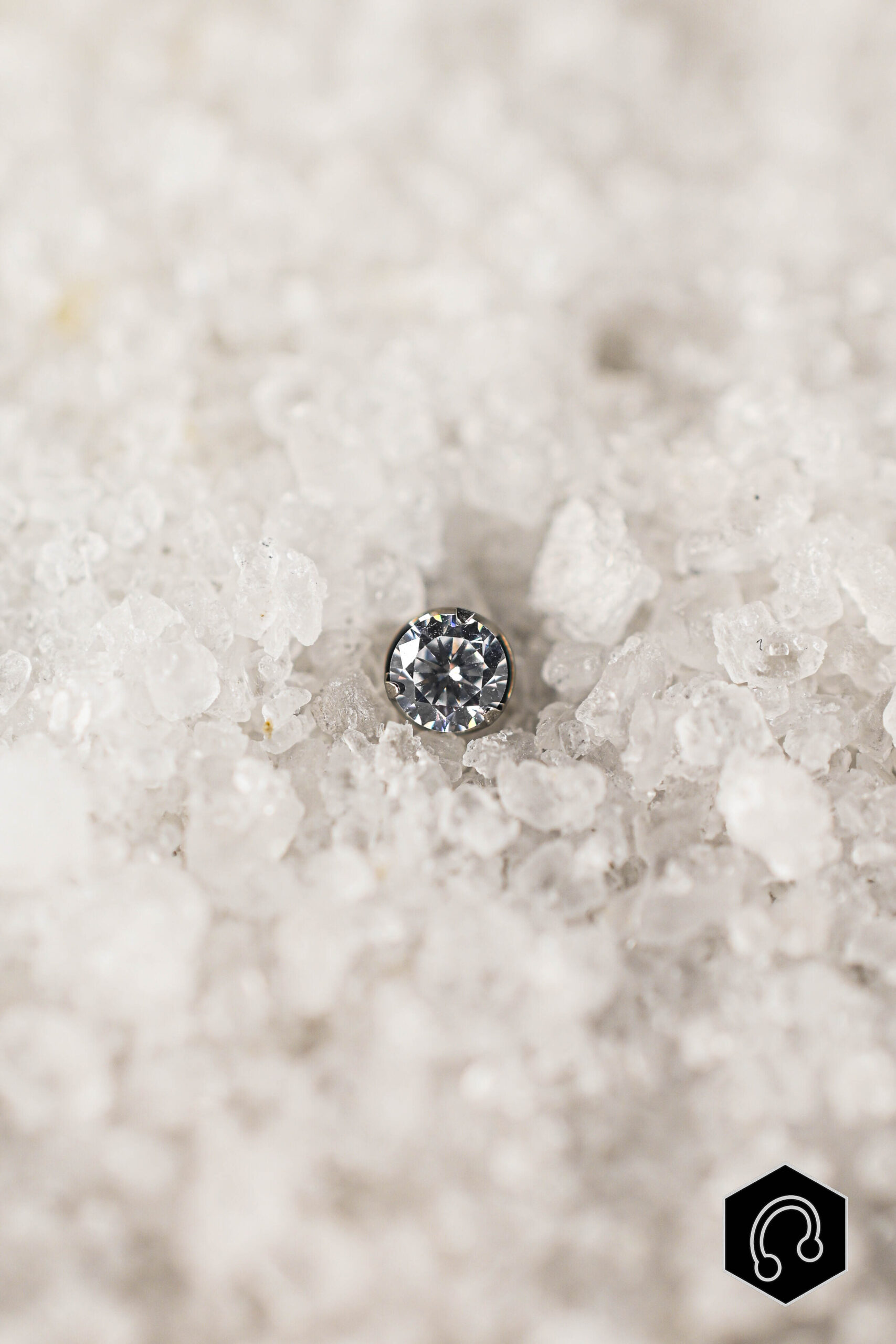 Labret Titane Argenté Pure Gleam