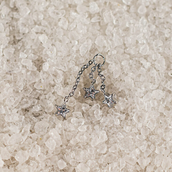 Charm Titane Argenté Starfall