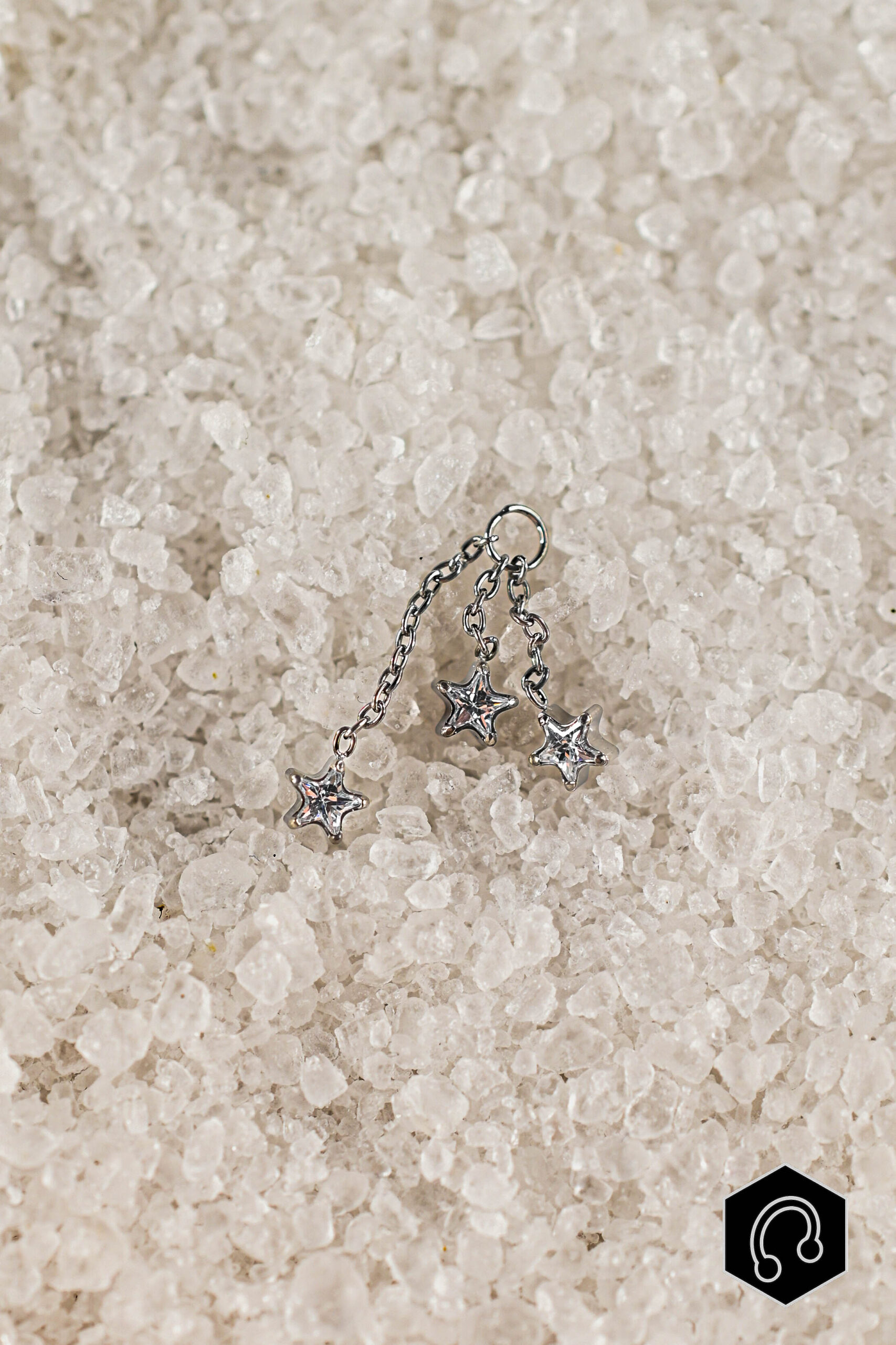 Charm Titane Argenté Starfall