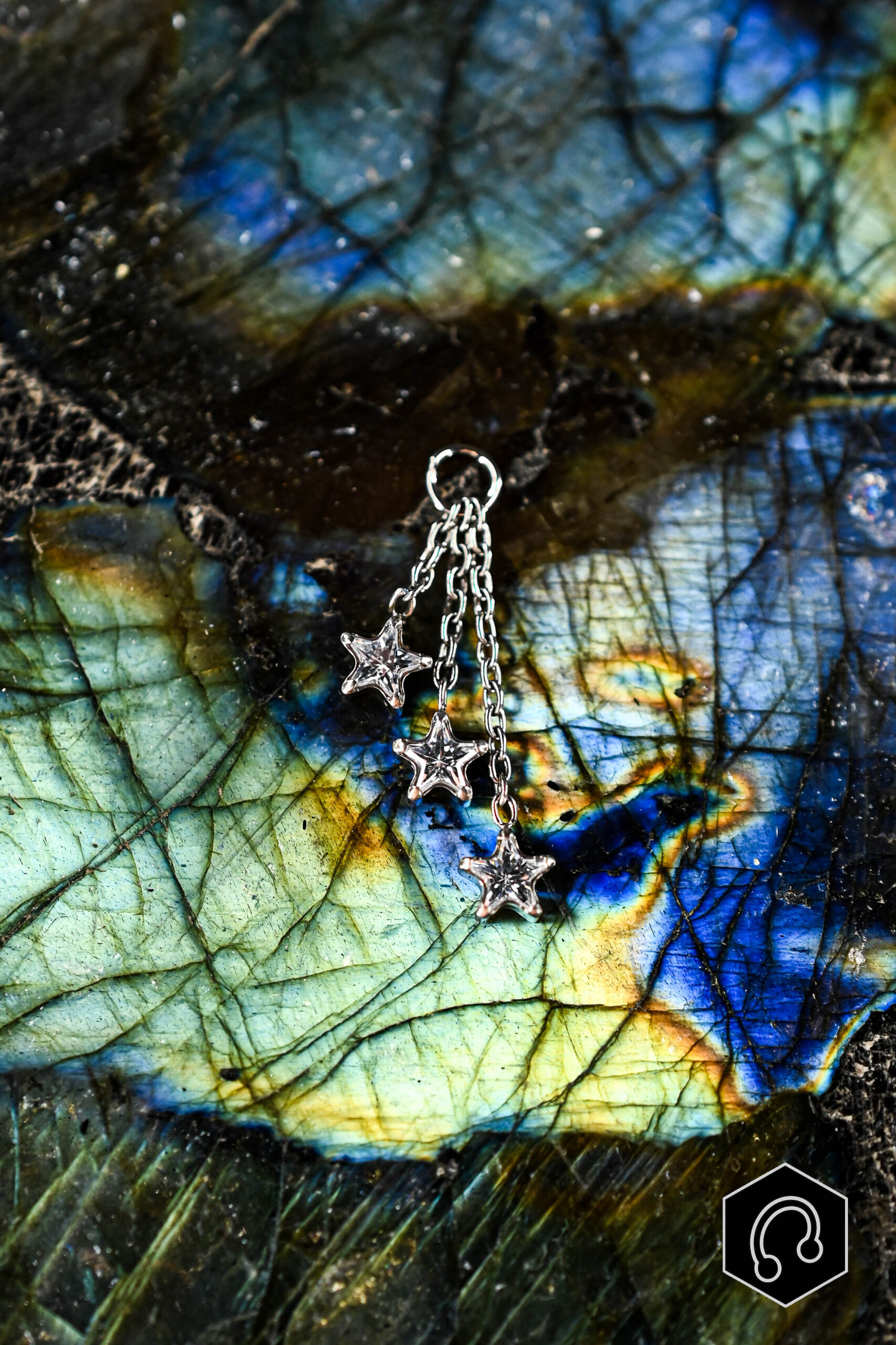 Charm Titane Argenté Starfall