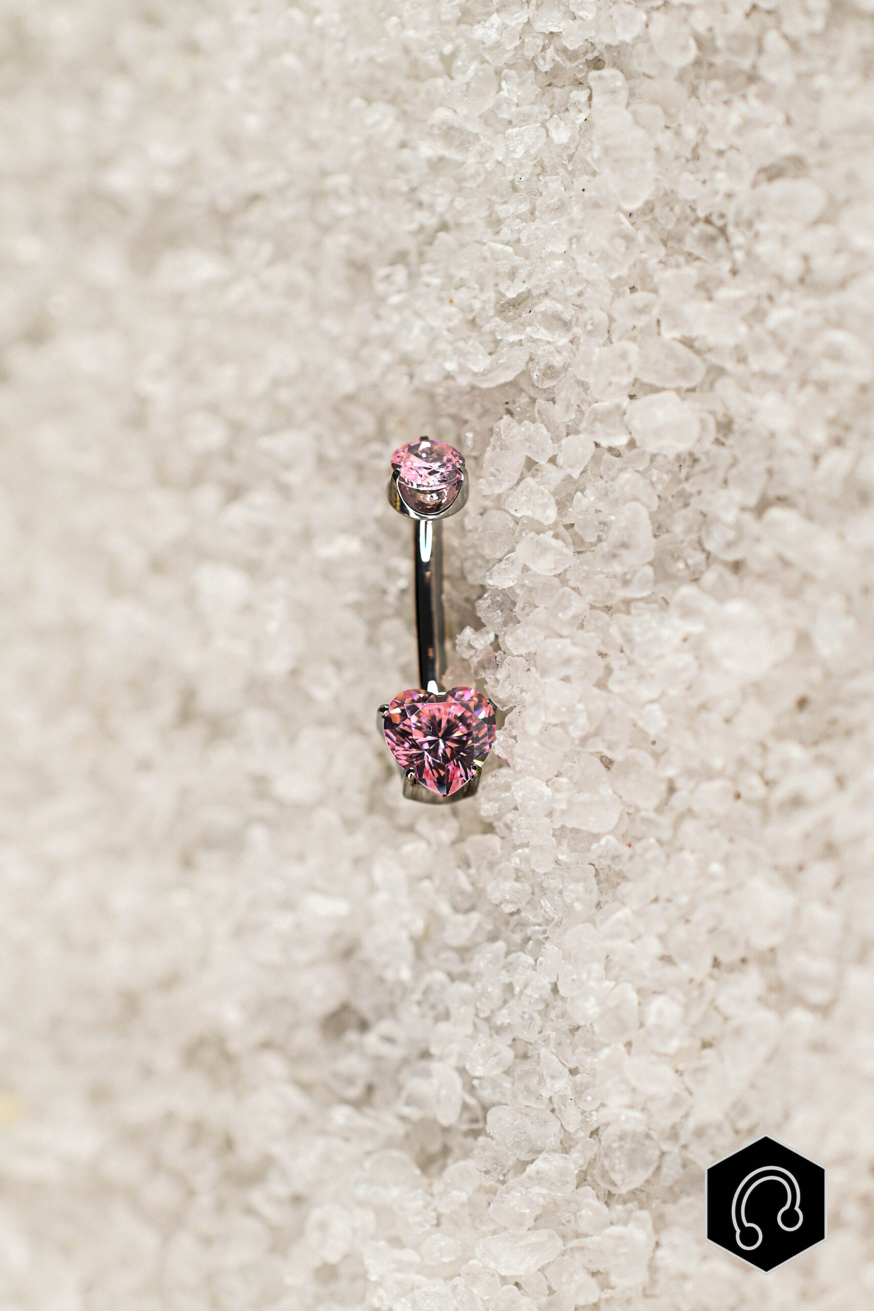 Banane Nombril Heart Pulse Pink