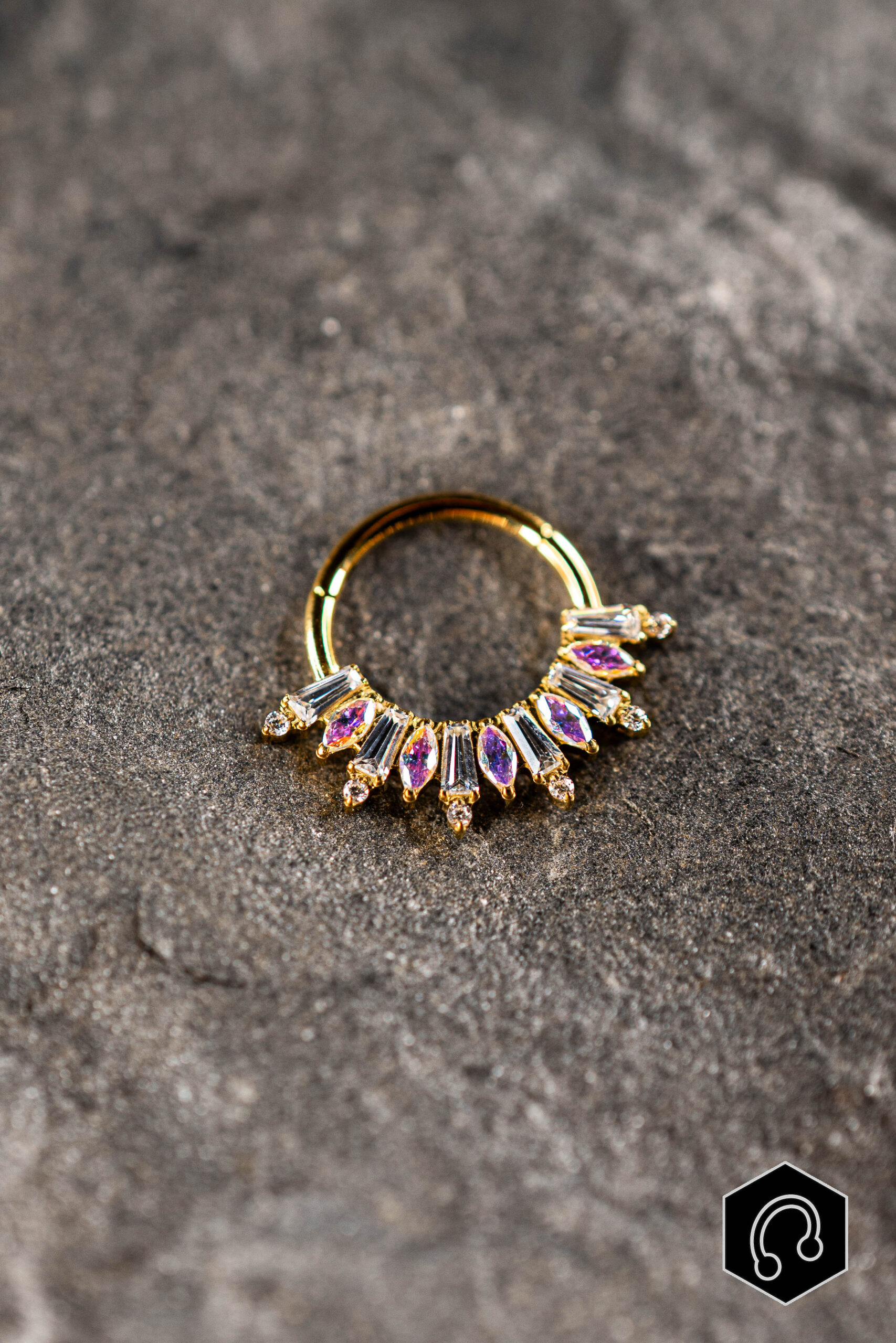 Anneau Titane Prestige Abalone