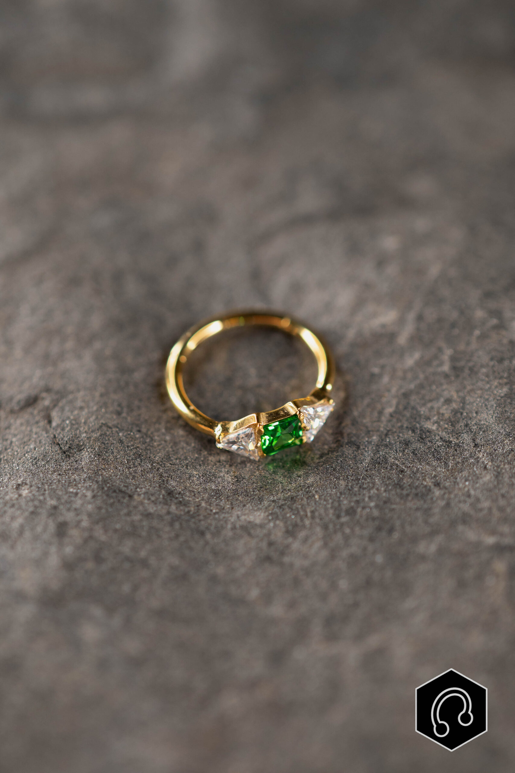 Anneau Clicker Titane Verdelis