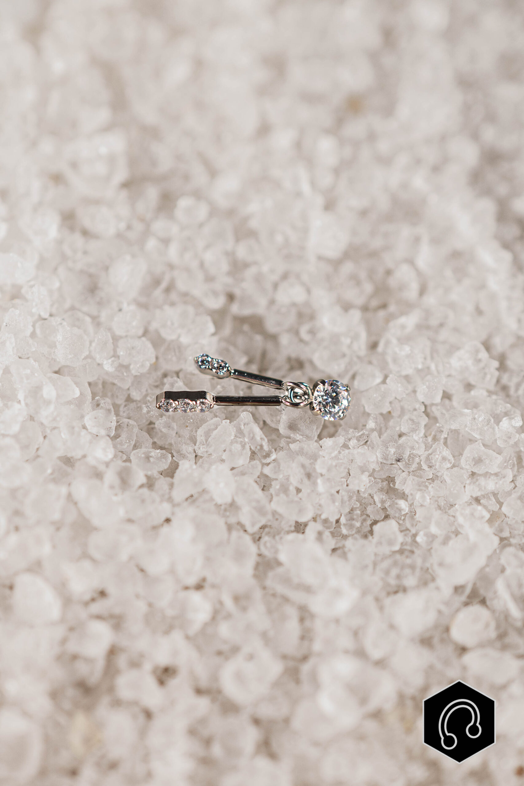 Labret Titane Argenté Lyséa Flow