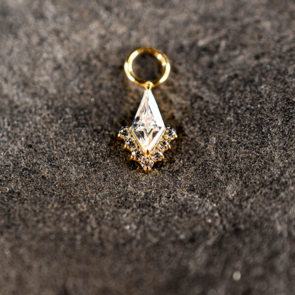 Charm Titane Doré Elmyra Drop