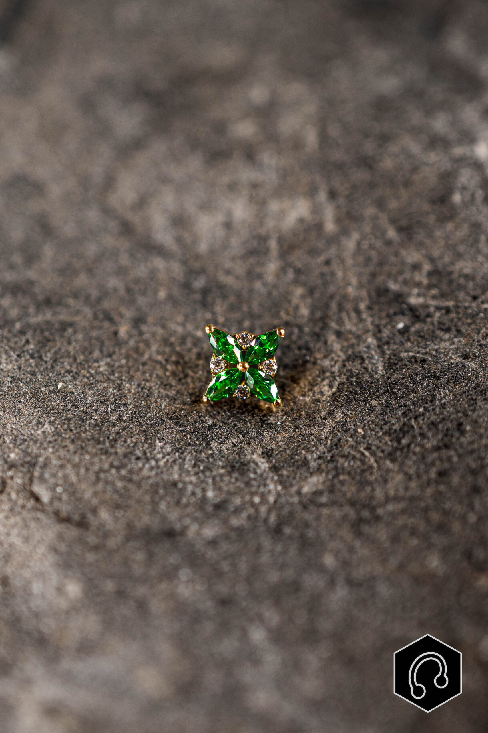 Labret Titane Doré Kaelis