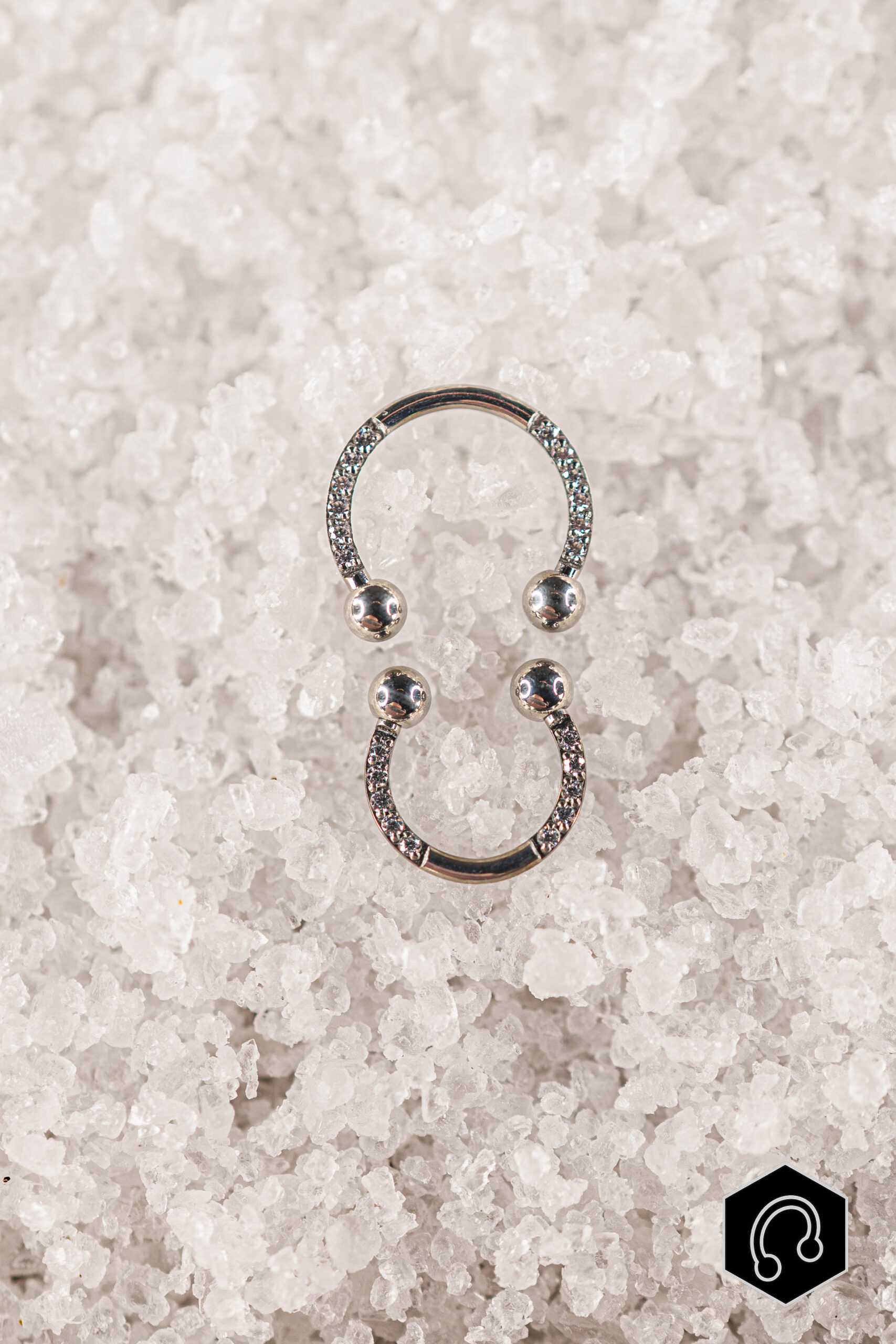 Fer à Cheval Titane Argenté Orbit Prime