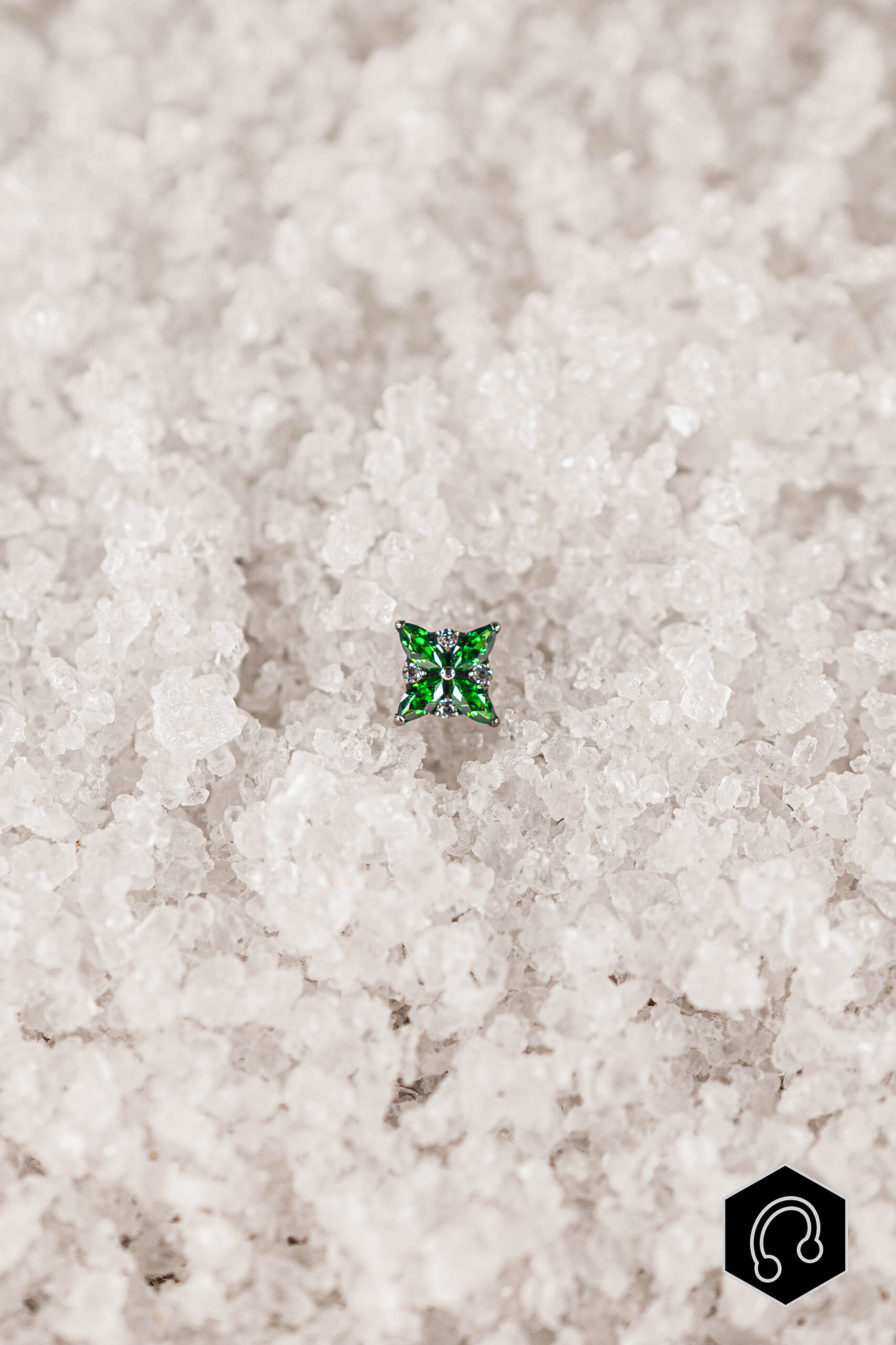 Labret Titane Argenté Kaelis