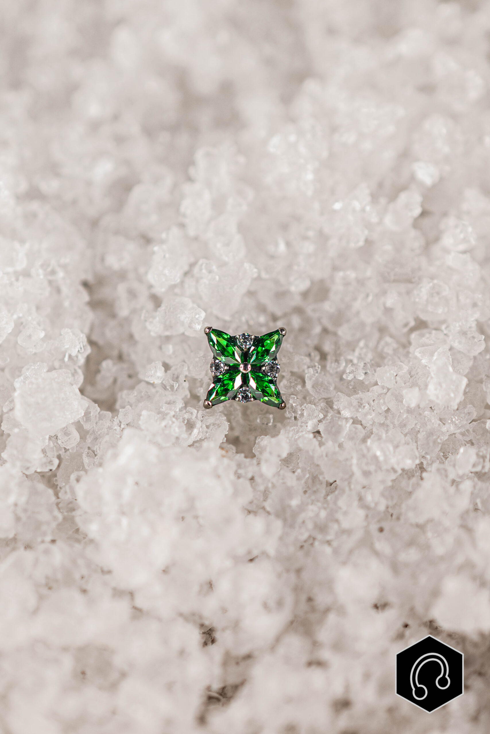 Labret Titane Argenté Kaelis