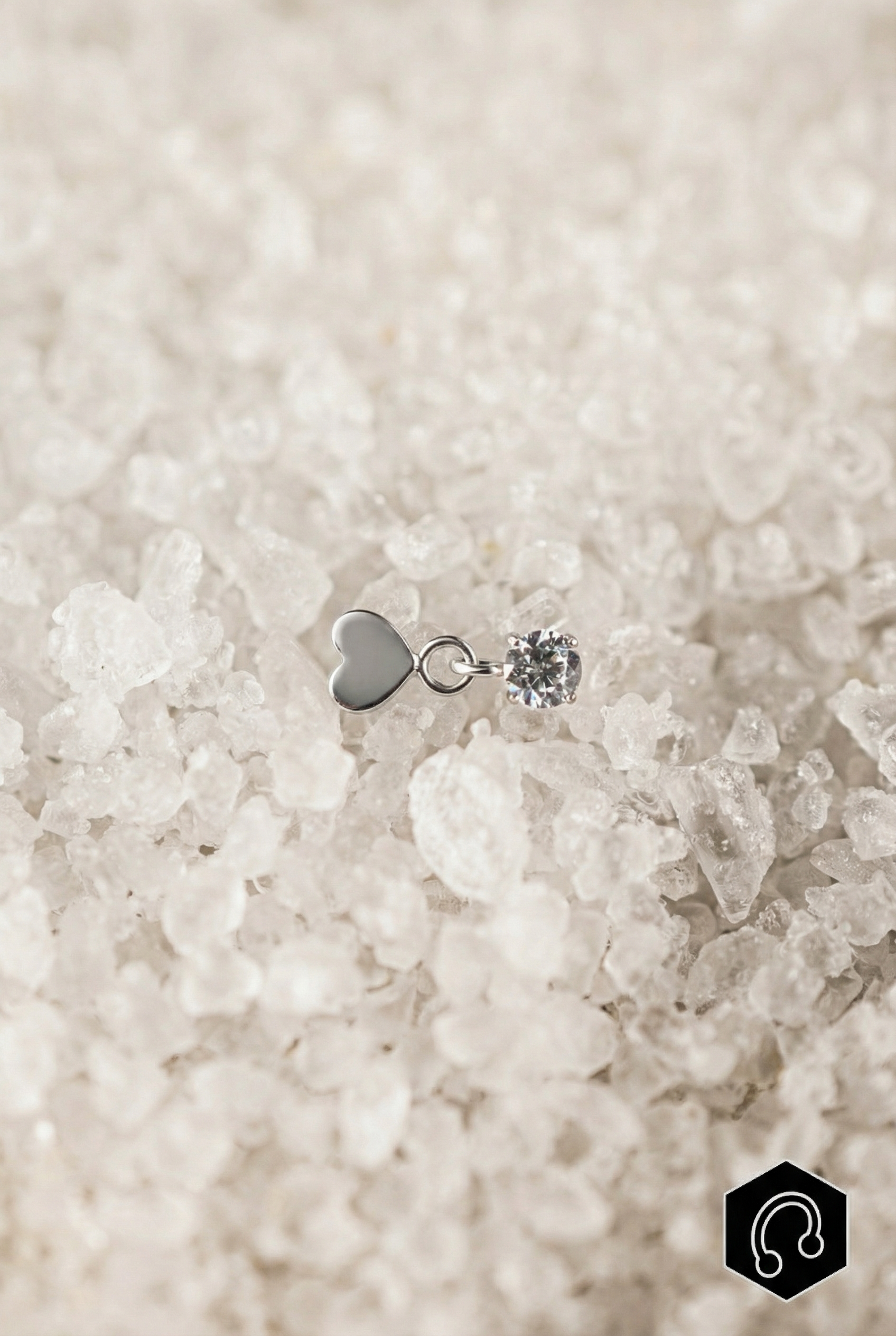 Labret Titane Argenté Célia Love