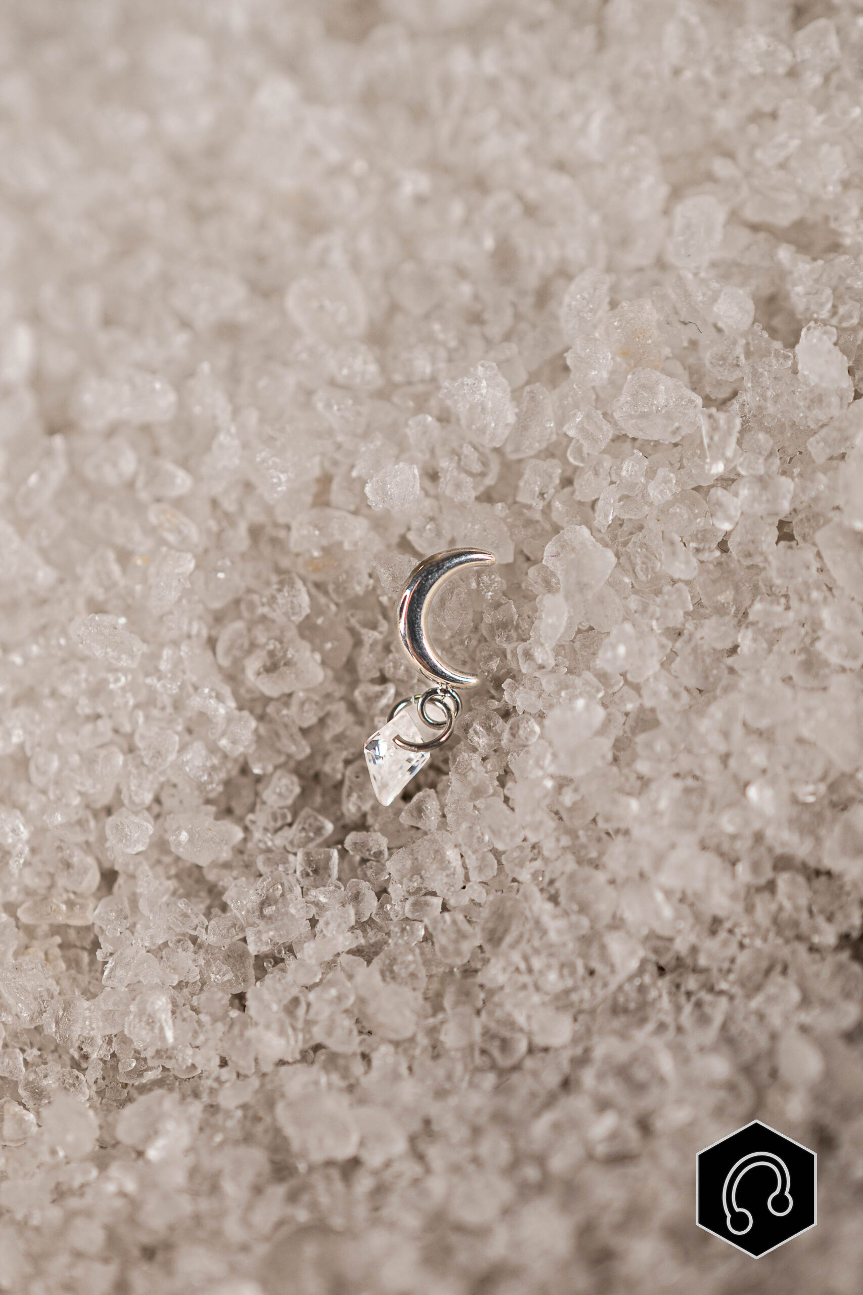 Labret Titane Argenté Celestian – Image 2