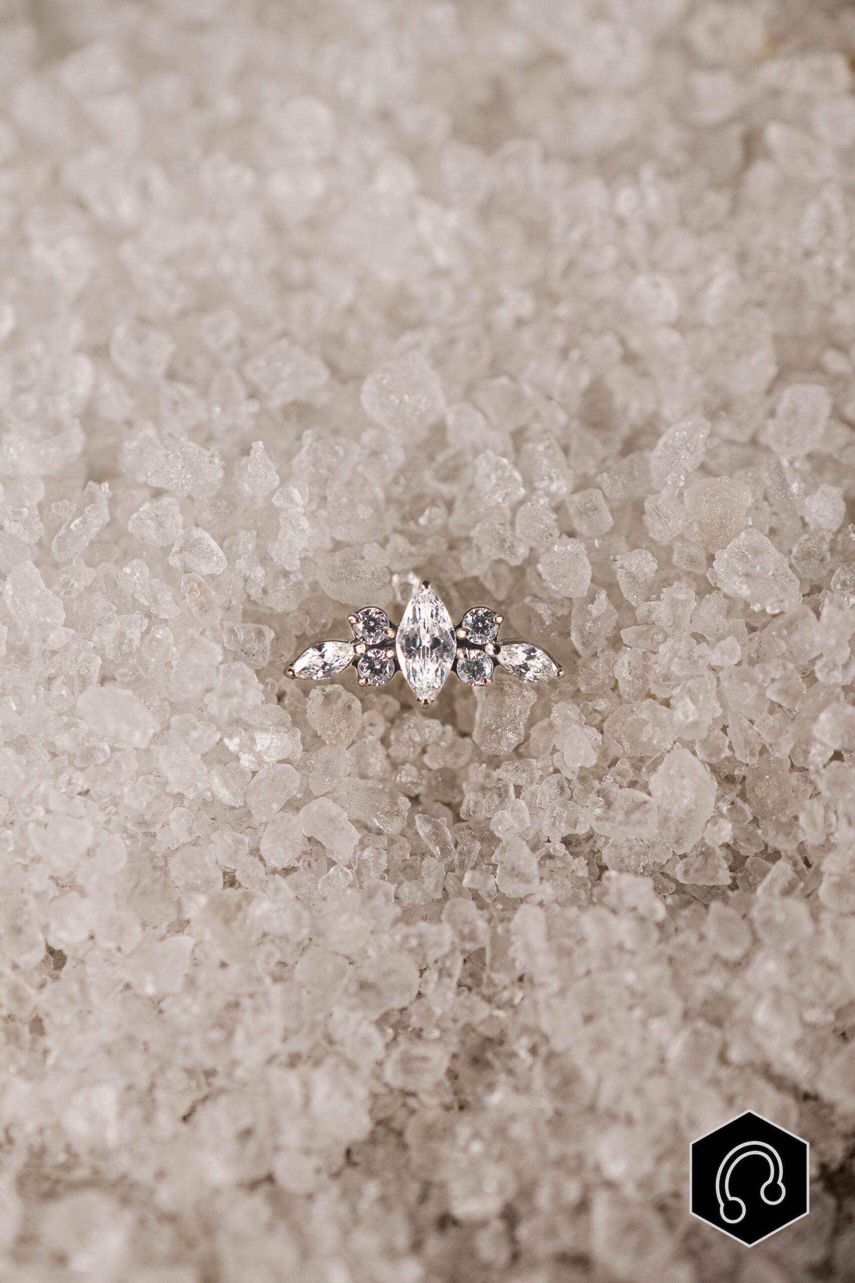 Labret Titane Marquise Bloom