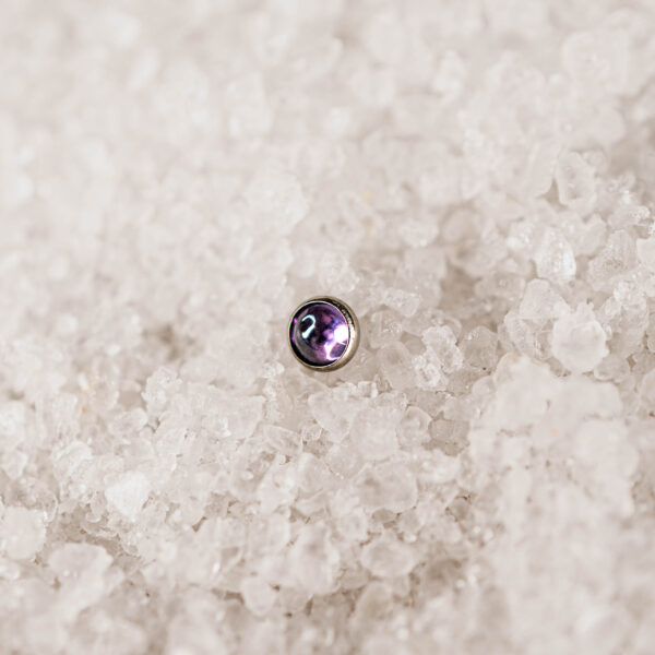 Tête Implant titane pierre Améthyste