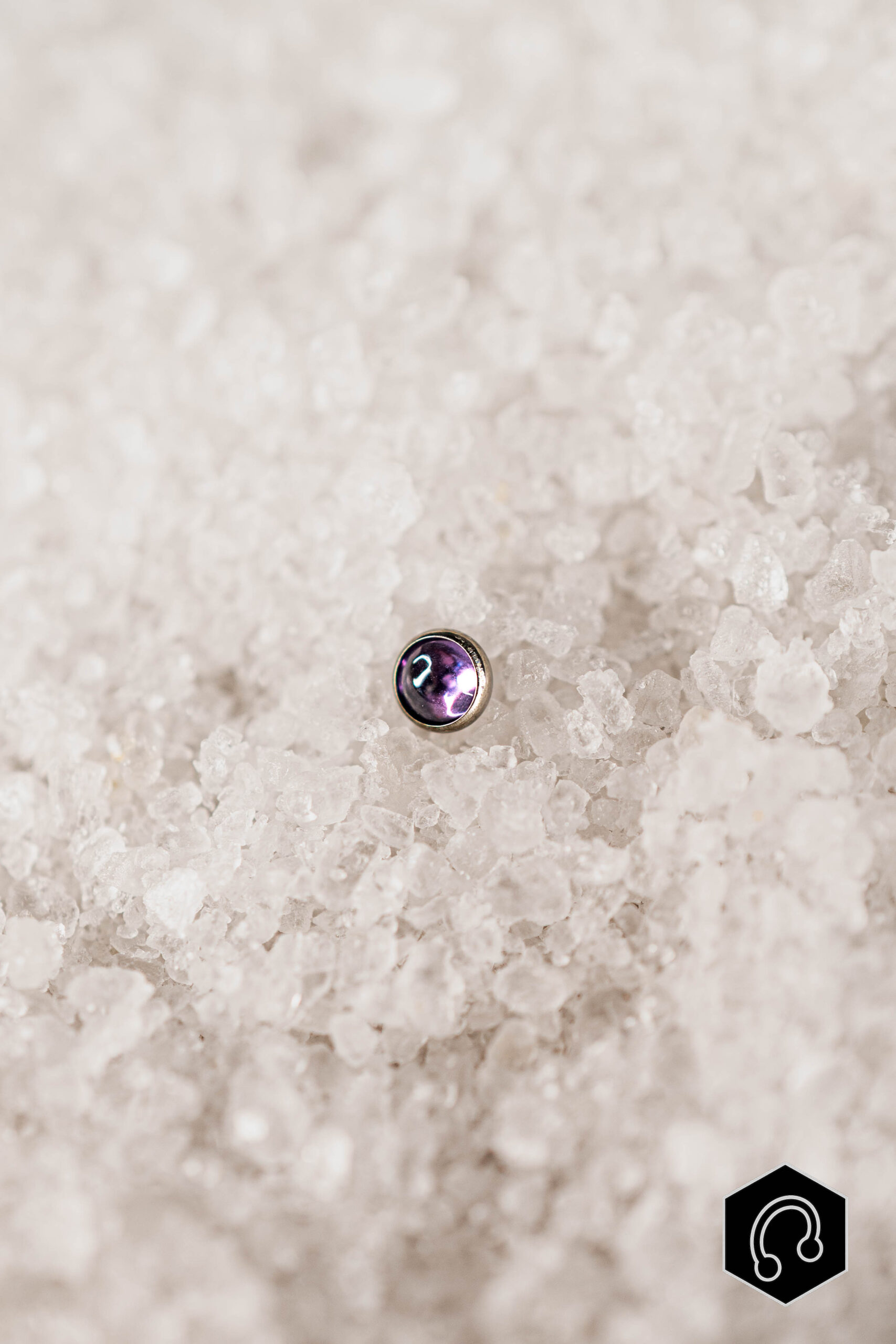 Tête Implant titane pierre Améthyste