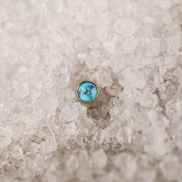 Tête Implant Titane Turquoise