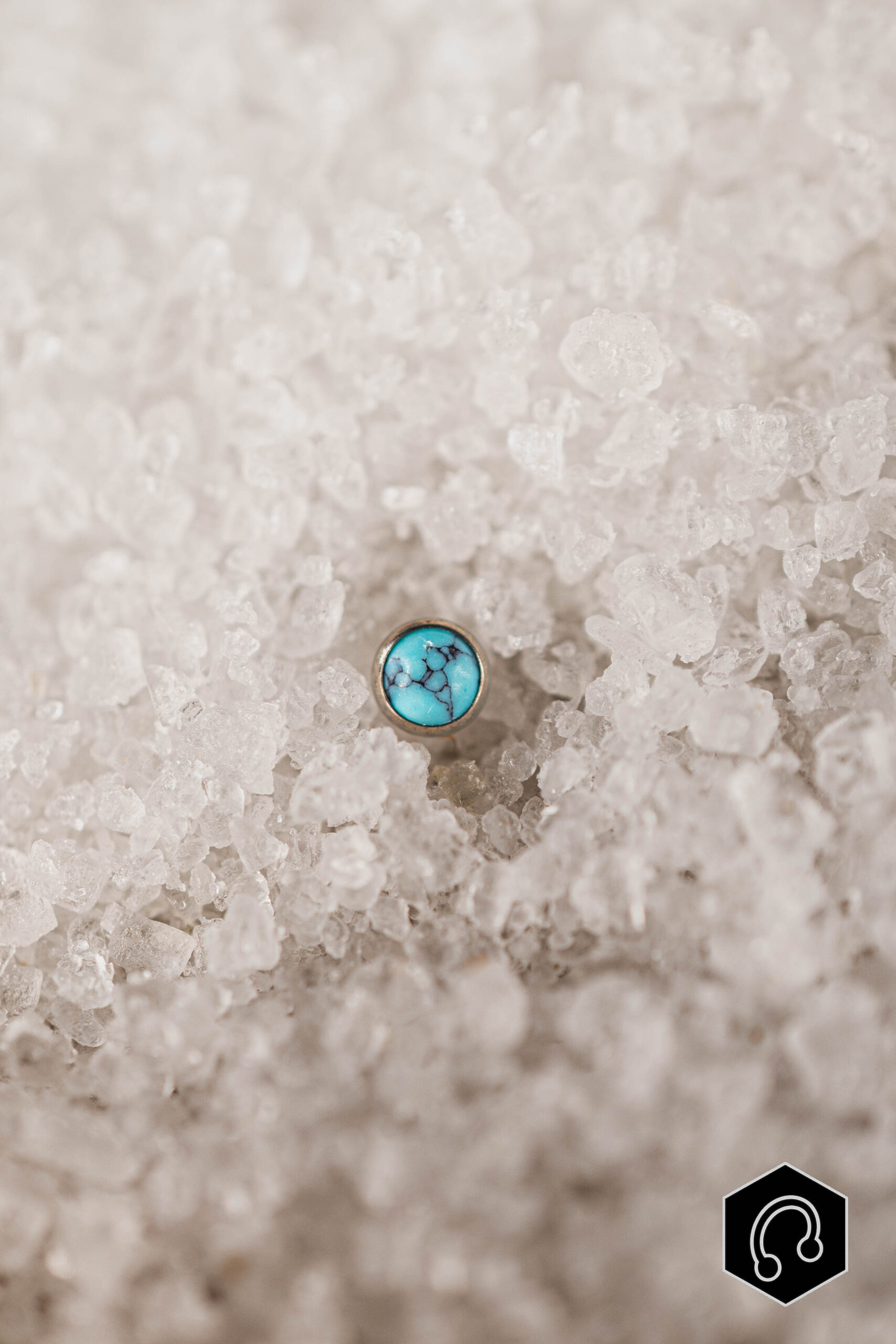 Tête Implant Titane Turquoise