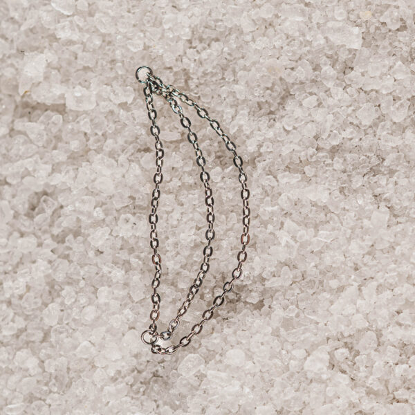 Chaîne Titane Argenté Triple