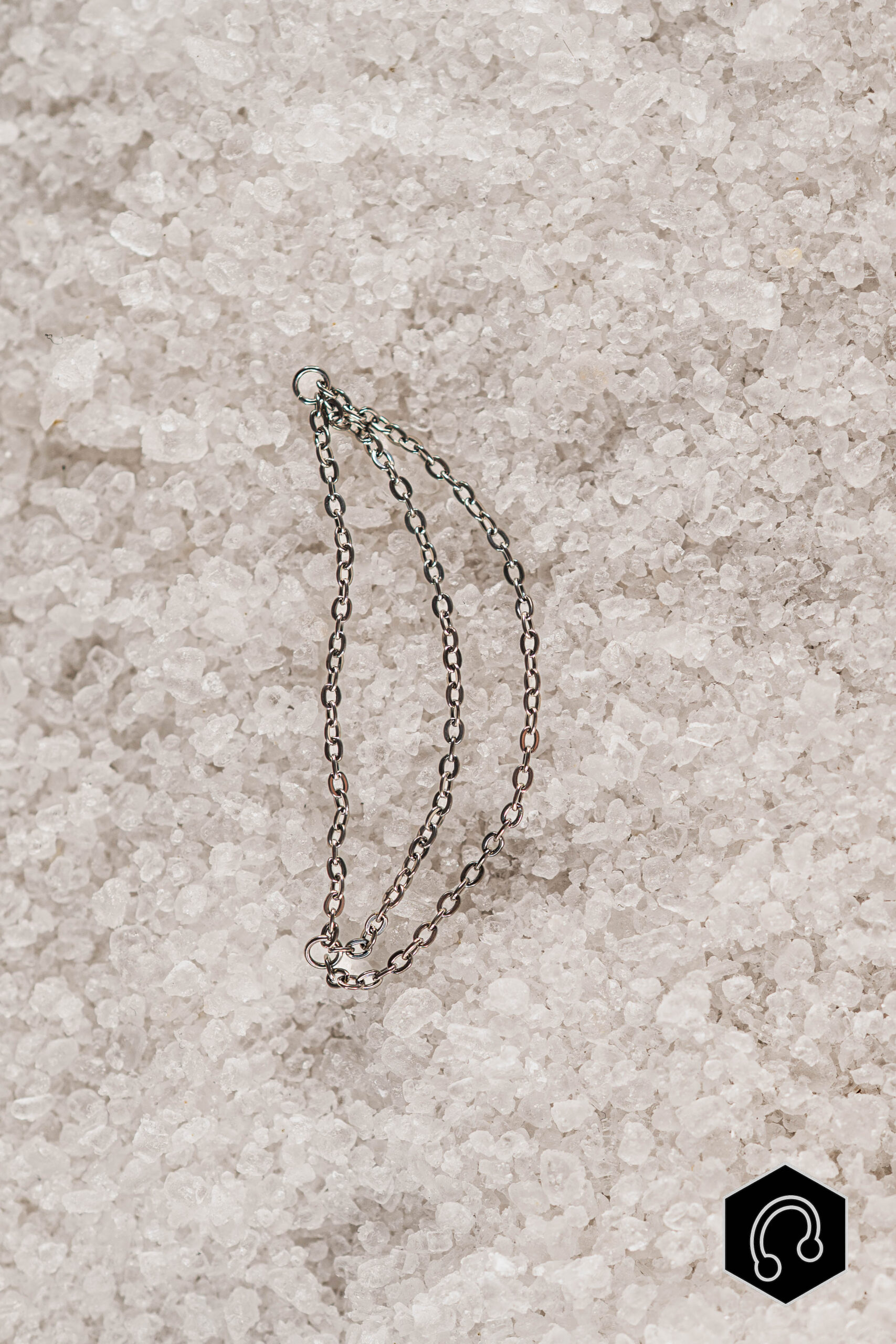 Chaîne Titane Argenté Triple