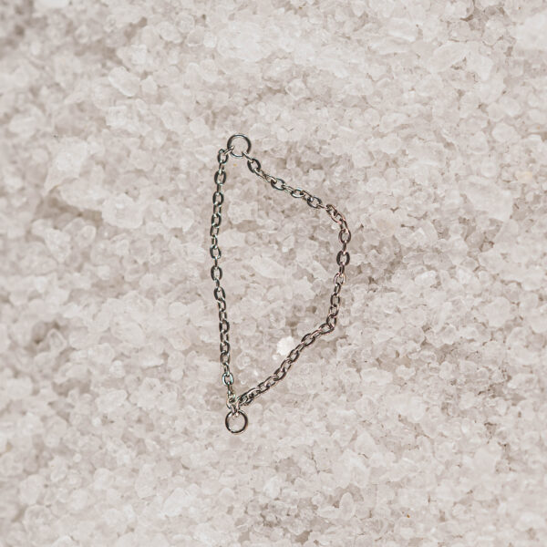 Chaîne Titane Argenté Double