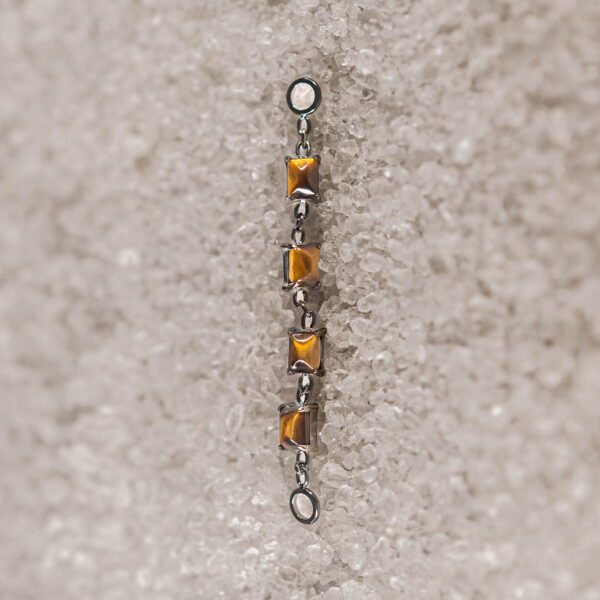 Chaine pierres naturelles Tiger Eye