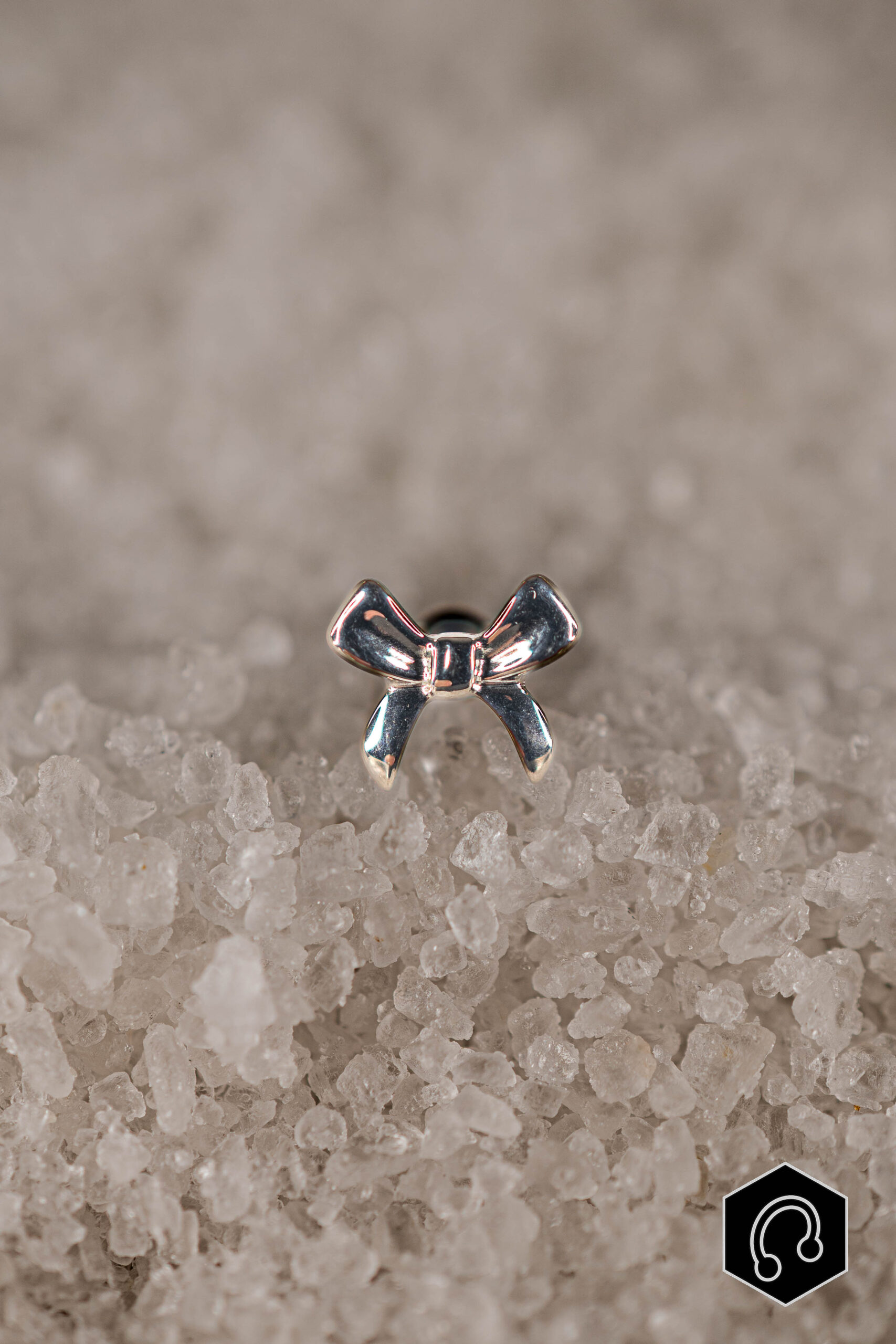 Labret Titane Argenté Bella Knot