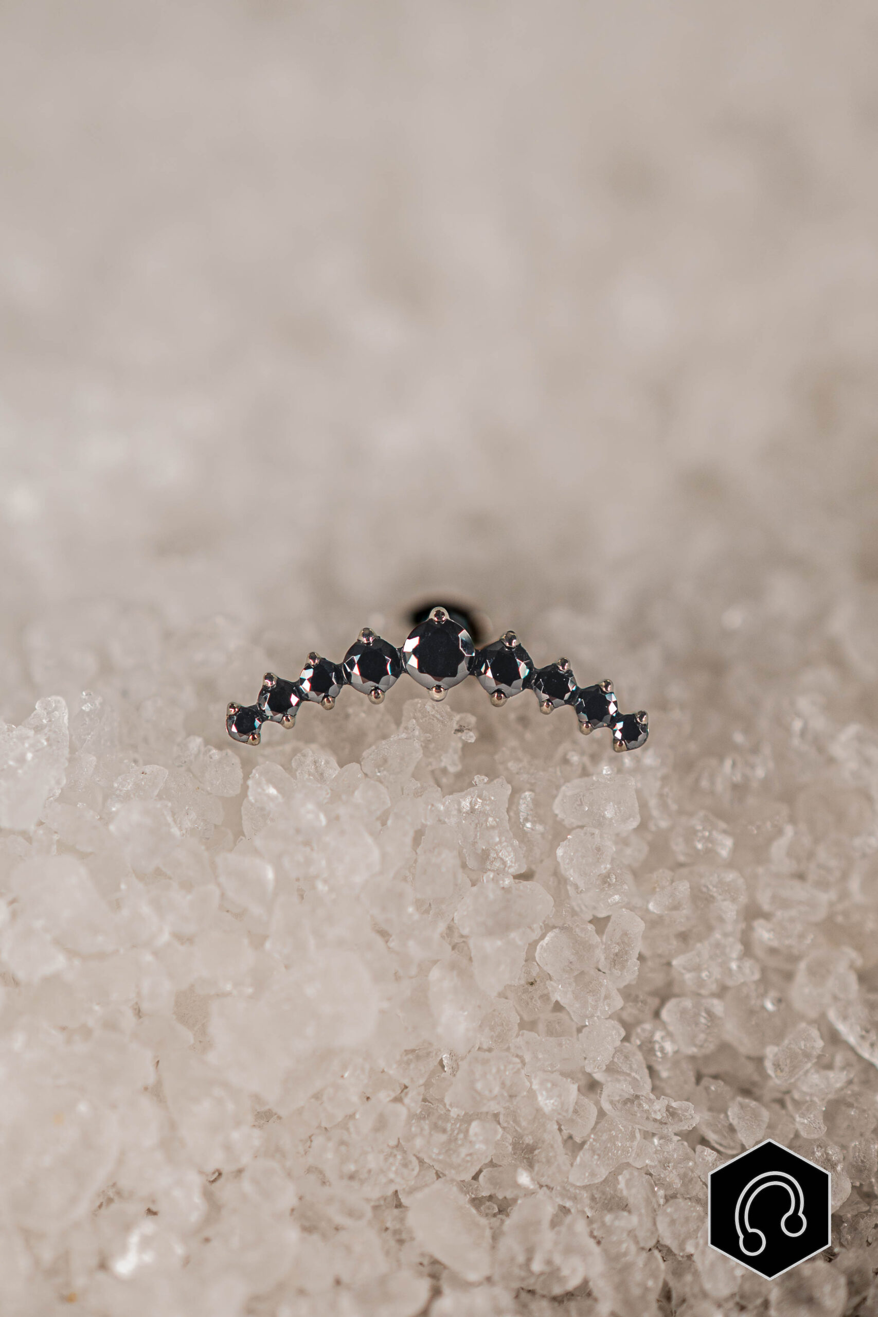 Labret Titane Black Soleia