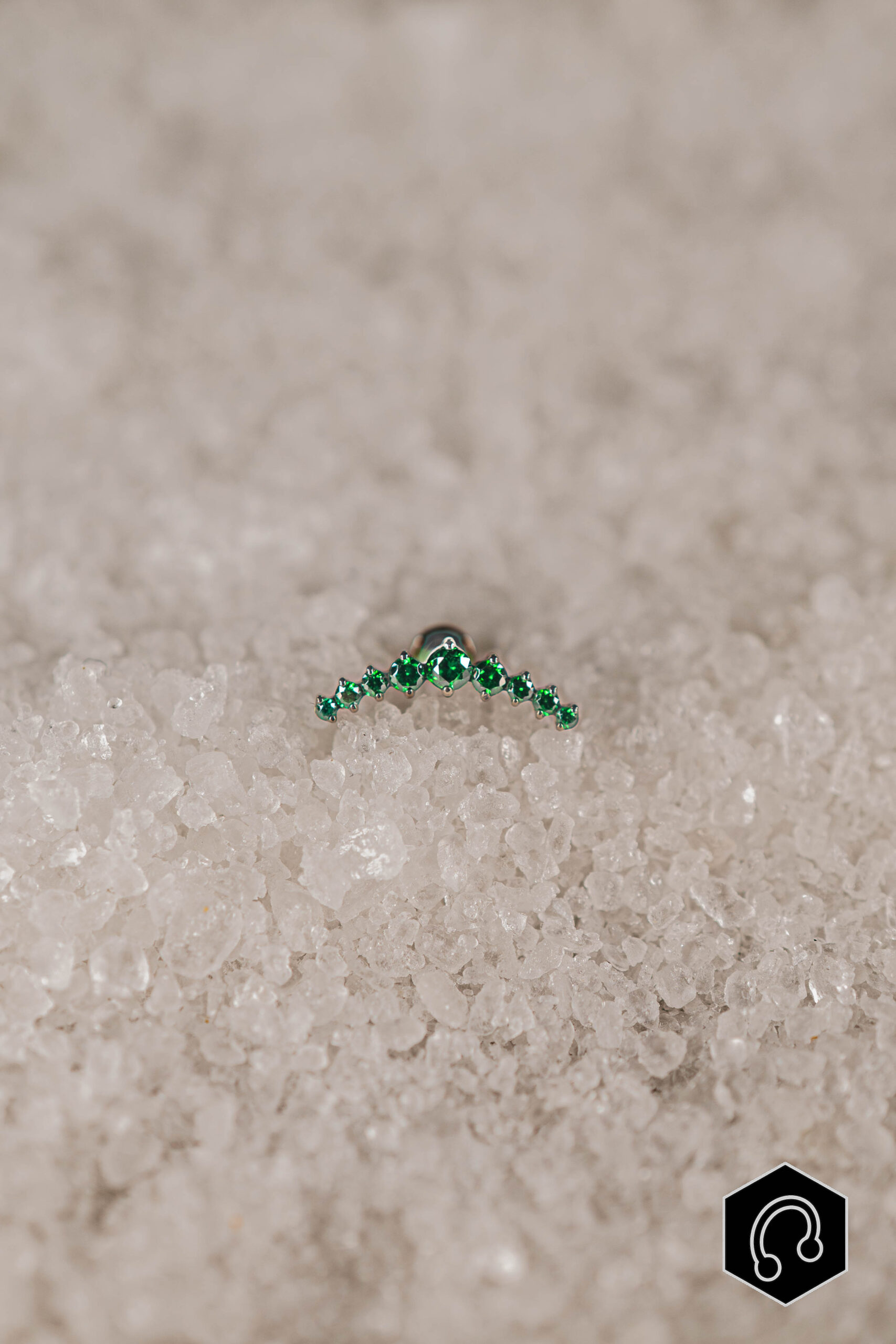 Labret Titane Green Soleia