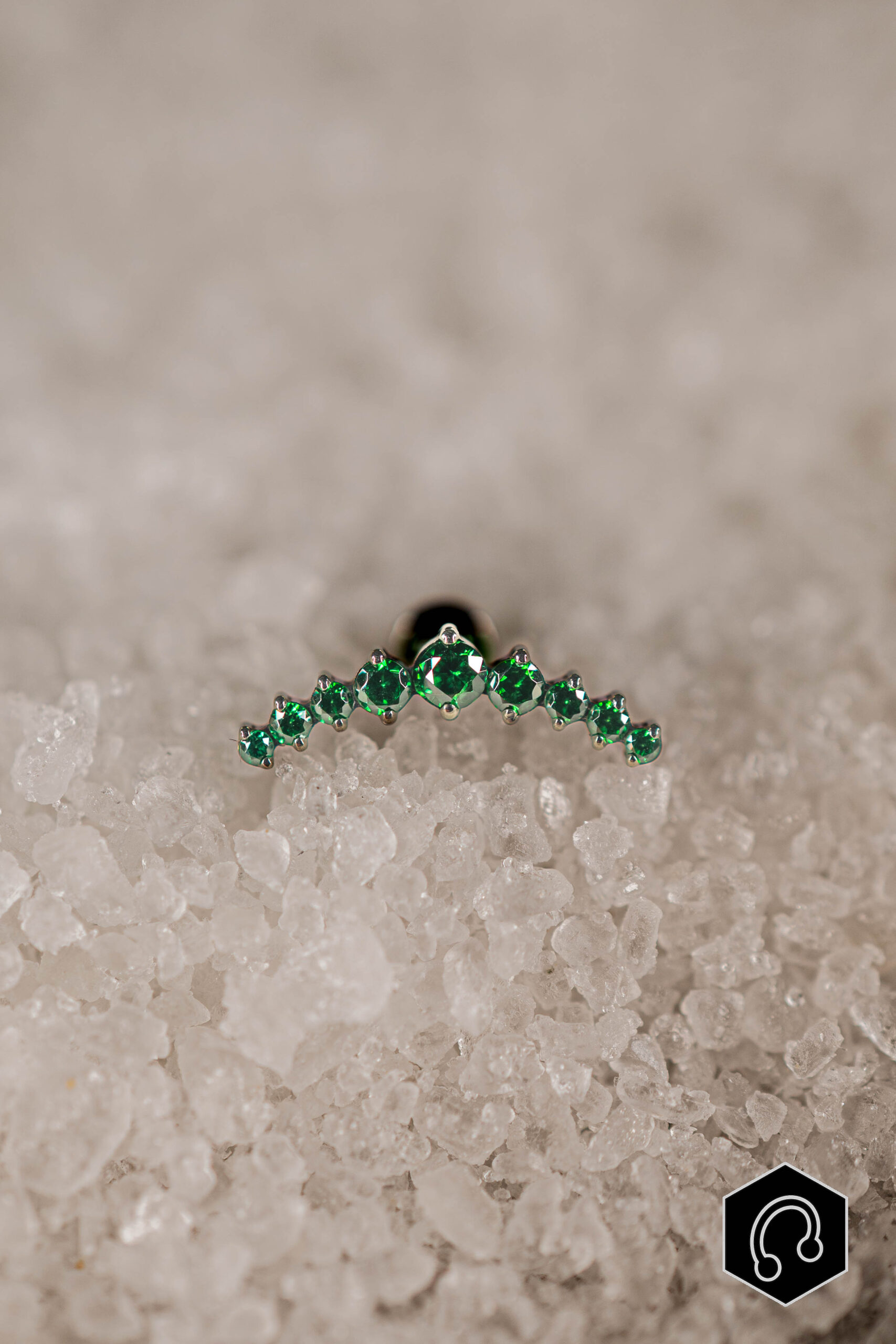 Labret Titane Green Soleia