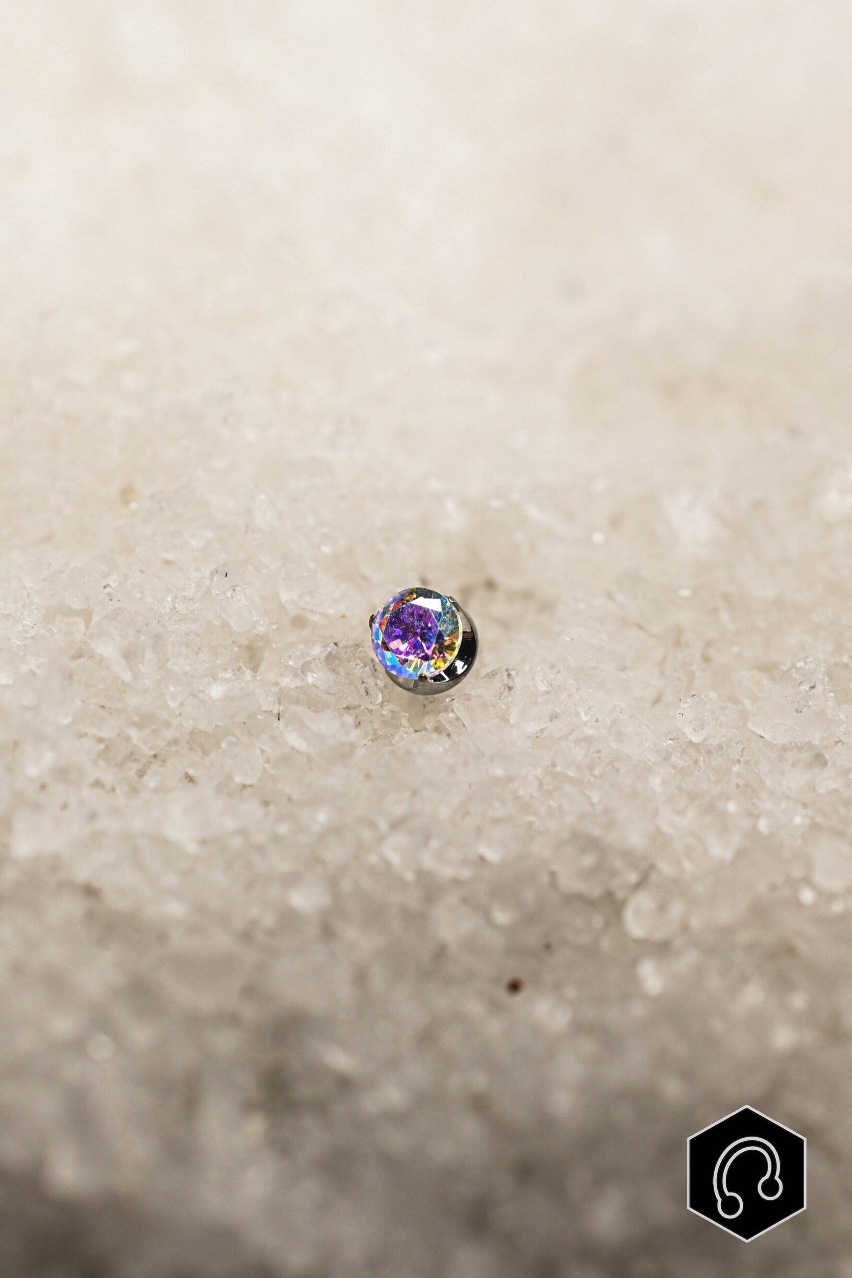 Labret Titane Rosé Pure Gleam