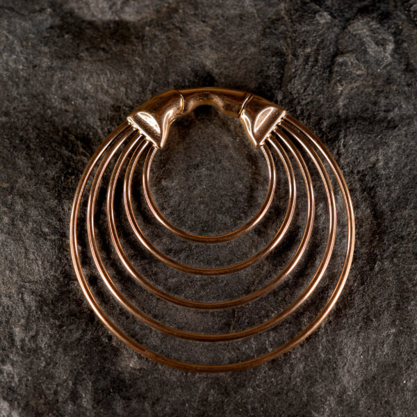 Ear Weights Rose Gold Multi-Arcs