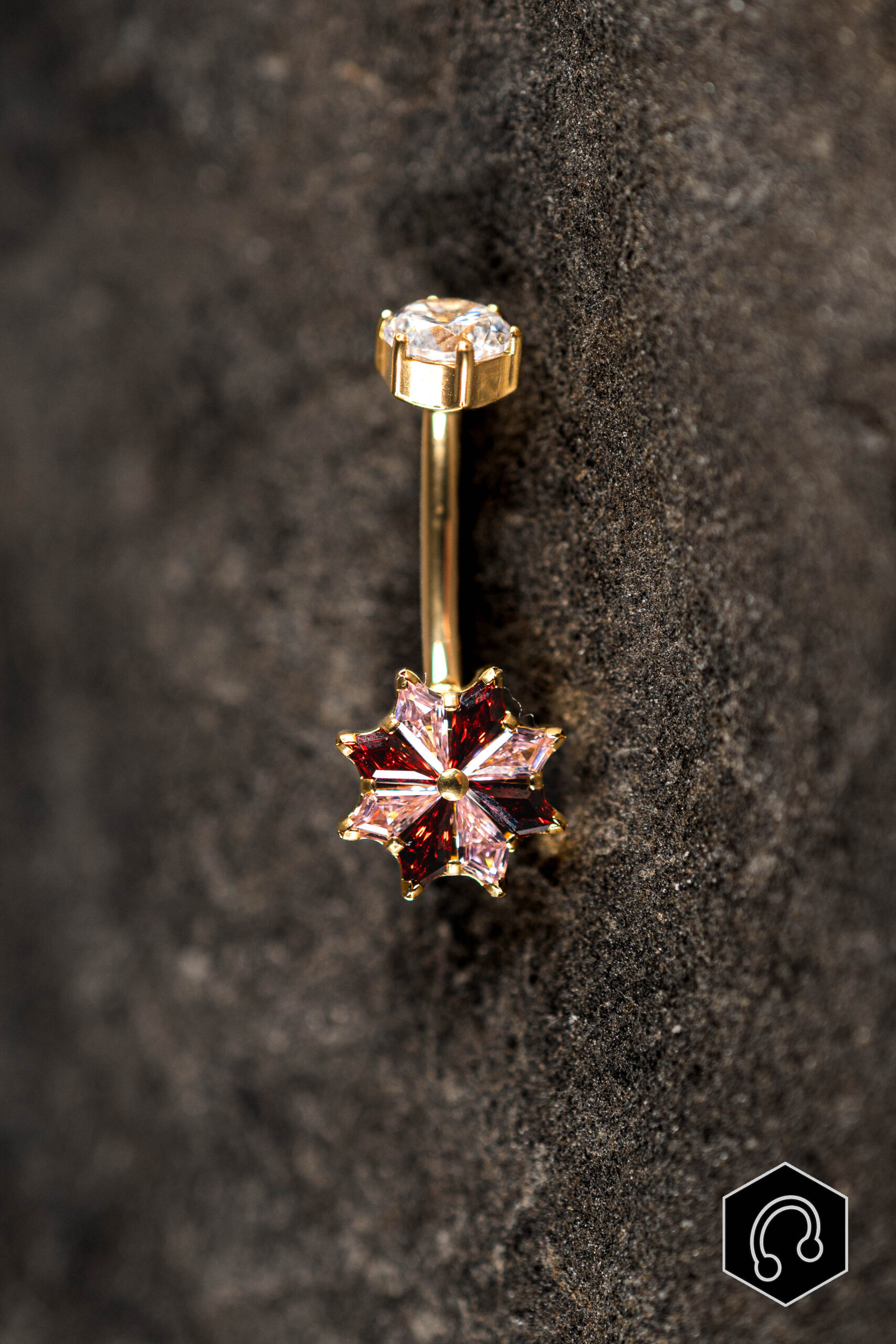 Banane Nombril Doré Fleur Éclatante