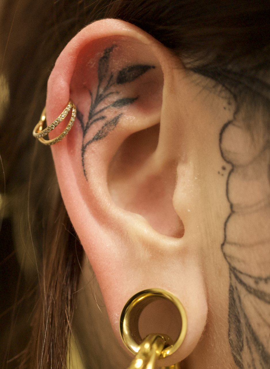 Anneau Clicker Rose Gold Double Shimmer