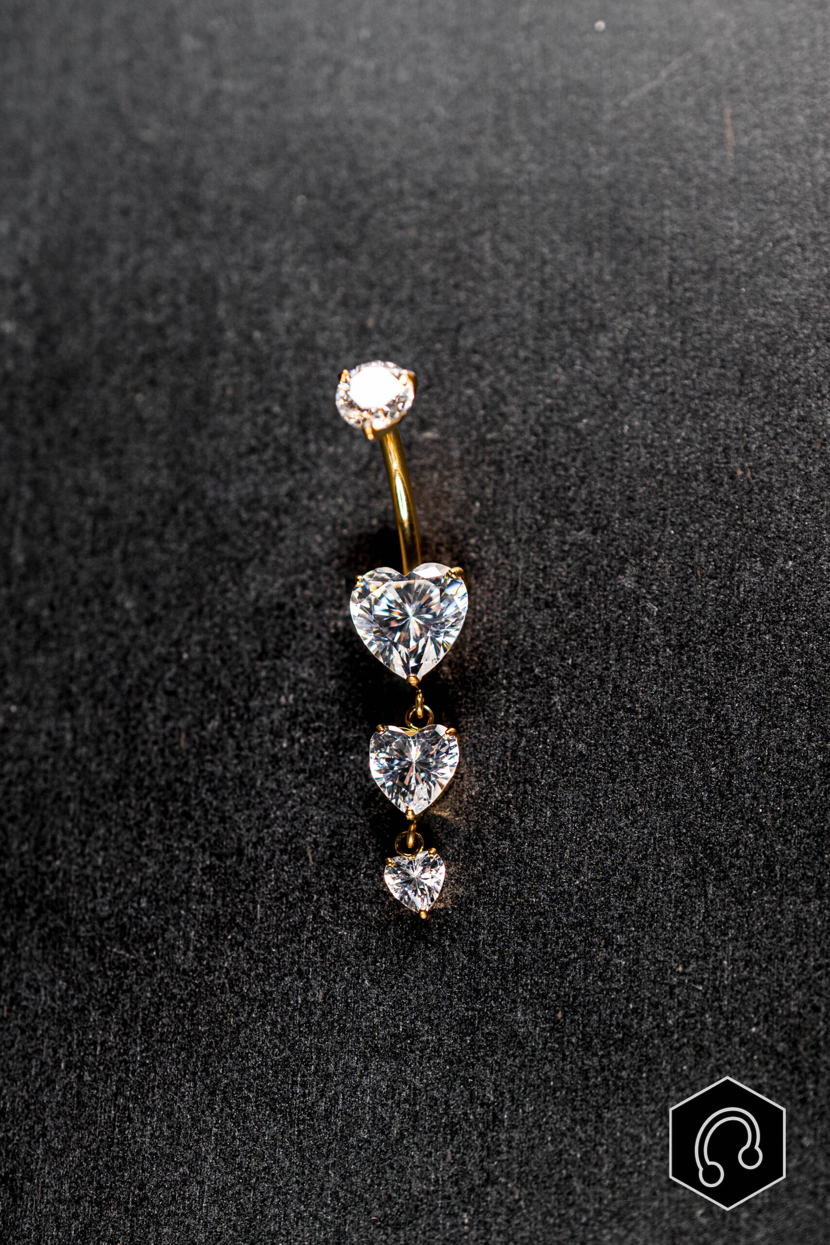 Banane Titane Nombril Doré Cœur Élégance