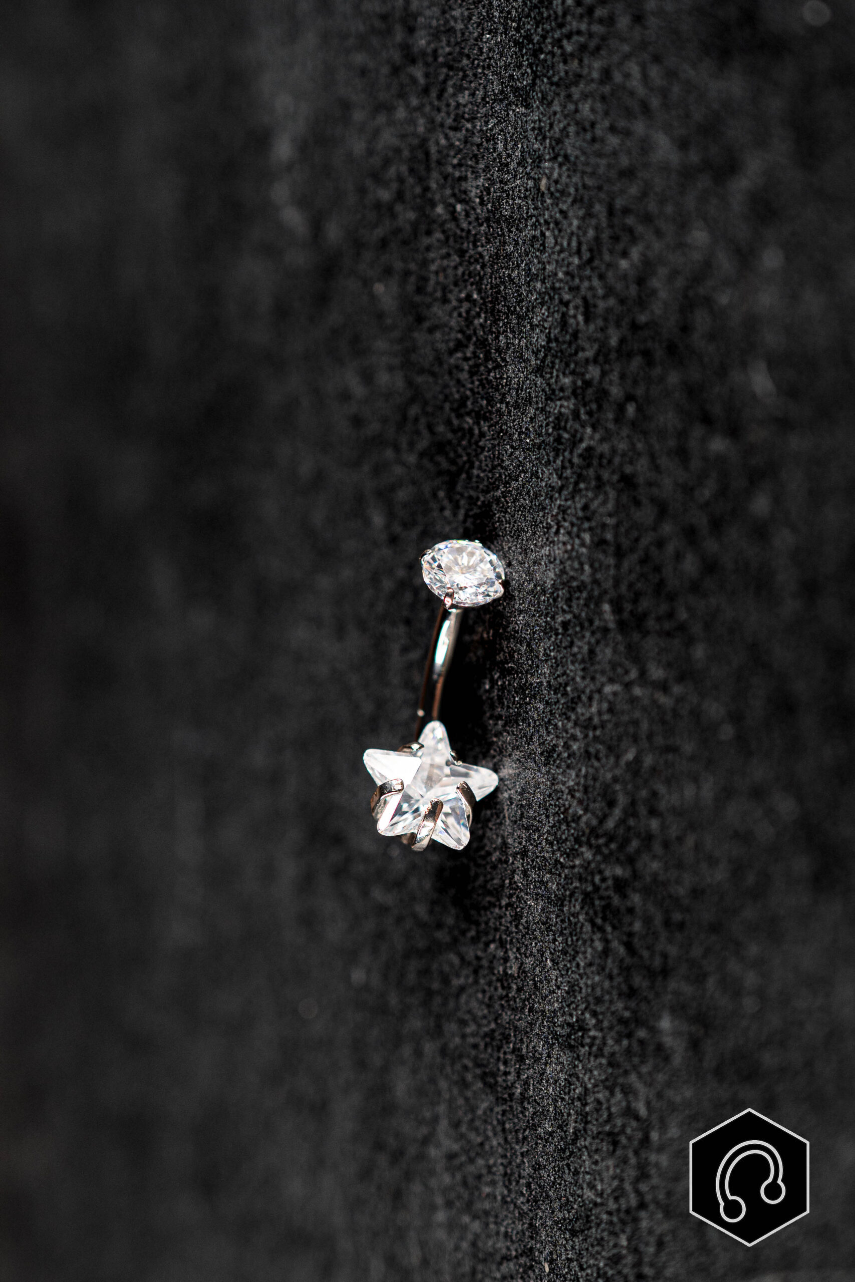 Banane Nombril Argenté Crystal Star