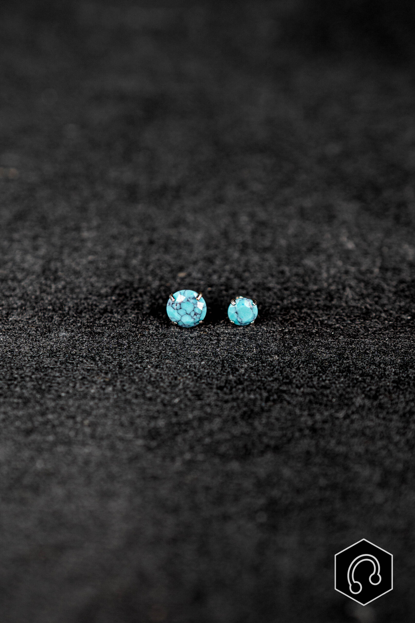 Labret Titane TurquoiseClaw