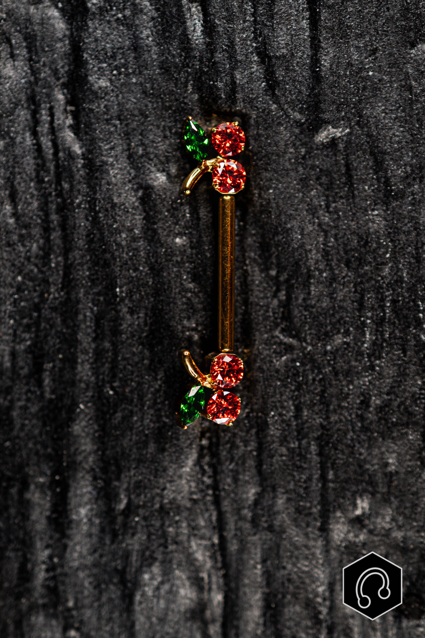 Barre Téton Doré Cherry Bloom