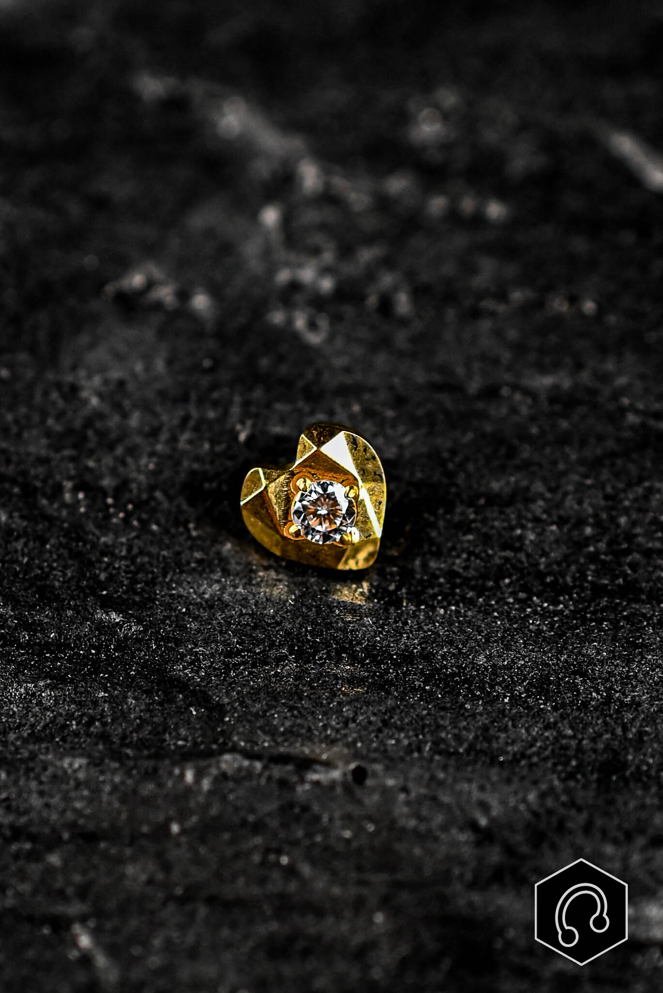 Labret Titane Doré Alma